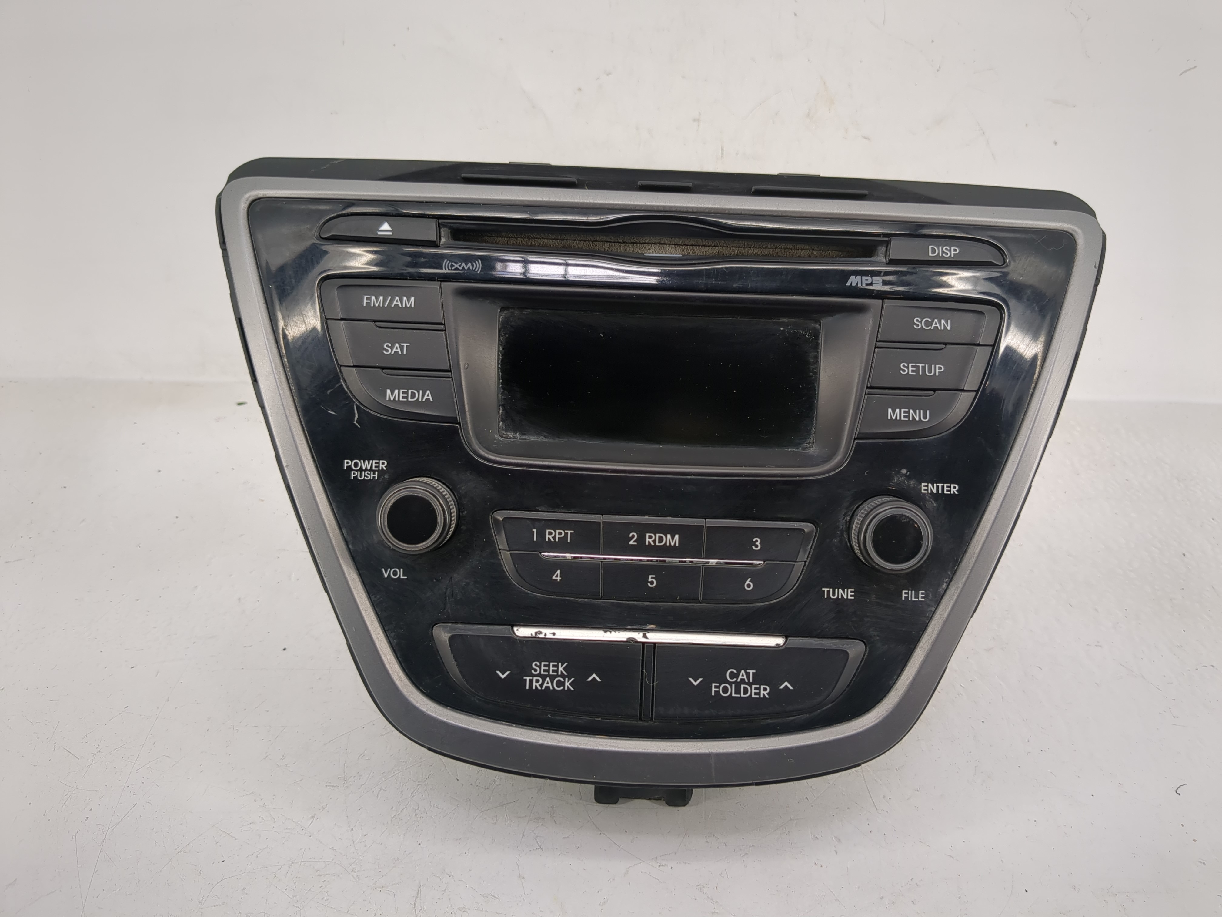 2014-2016 Hyundai Elantra Am Fm Cd Player Radio Receiver 1223111 - Oemusedautoparts1.com