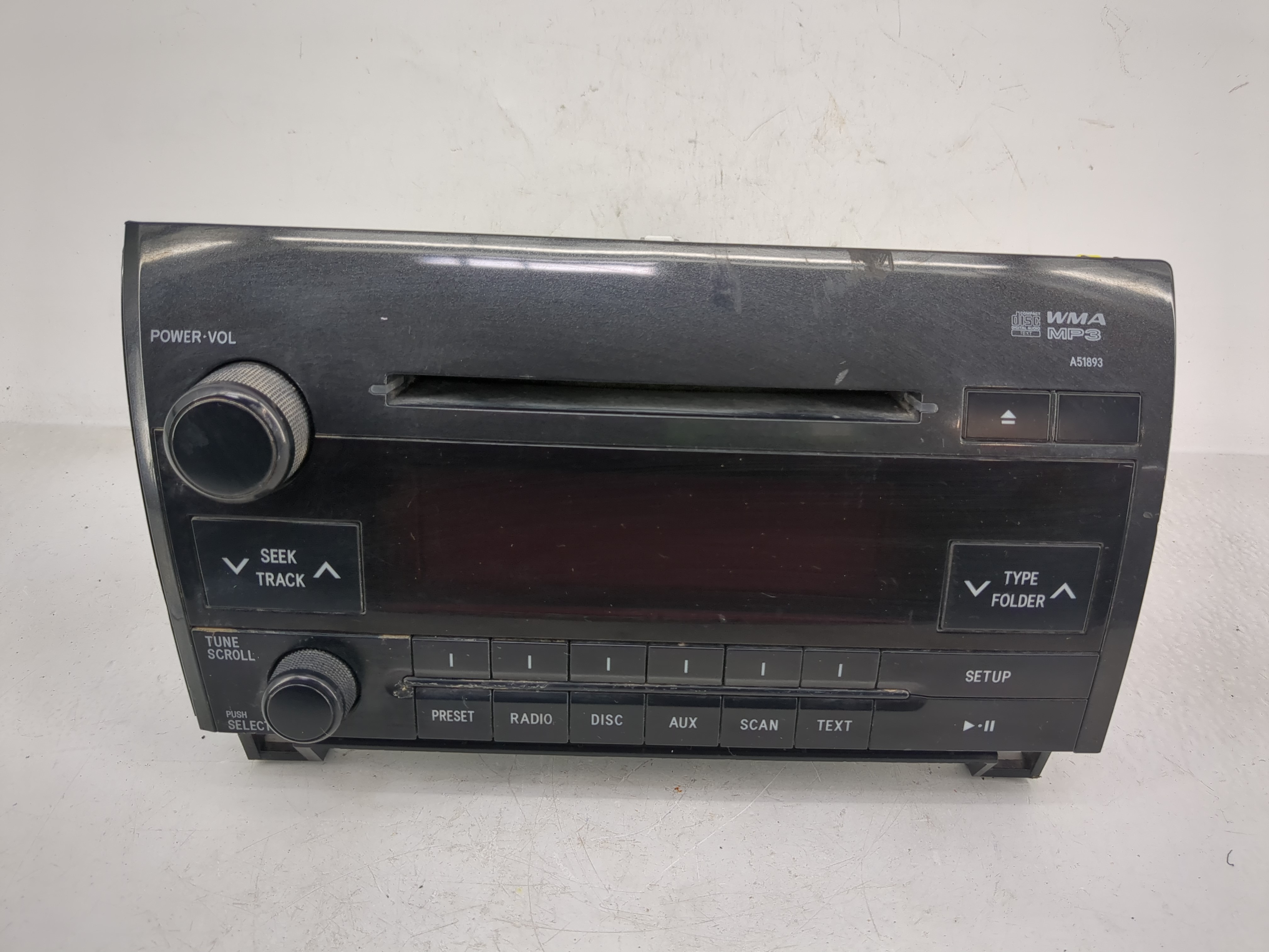 2010-2013 Toyota Tundra Am Fm Cd Player Radio Receiver 1223114 - Oemusedautoparts1.com