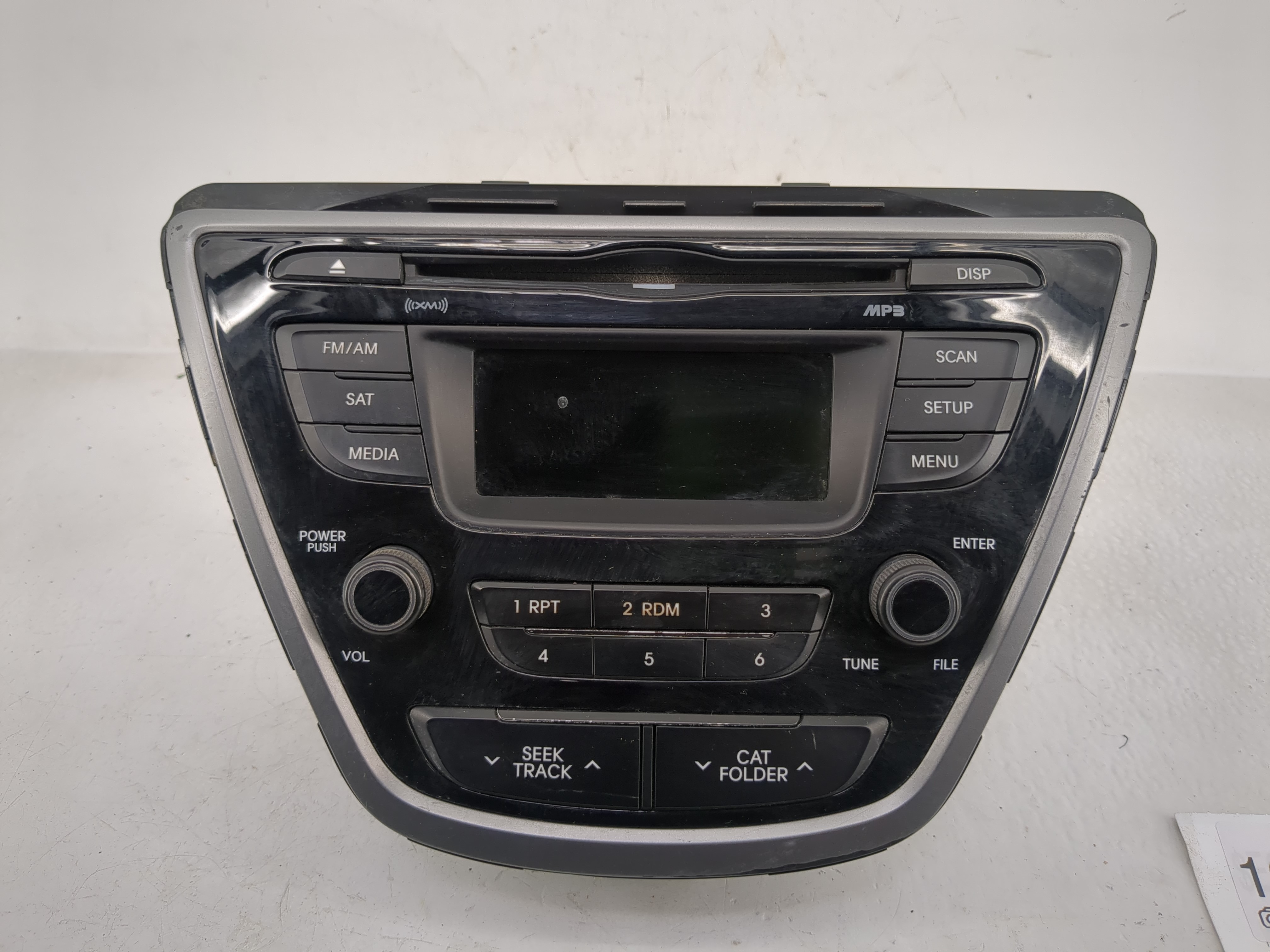 2014-2016 Hyundai Elantra Am Fm Cd Player Radio Receiver 1223116 - Oemusedautoparts1.com