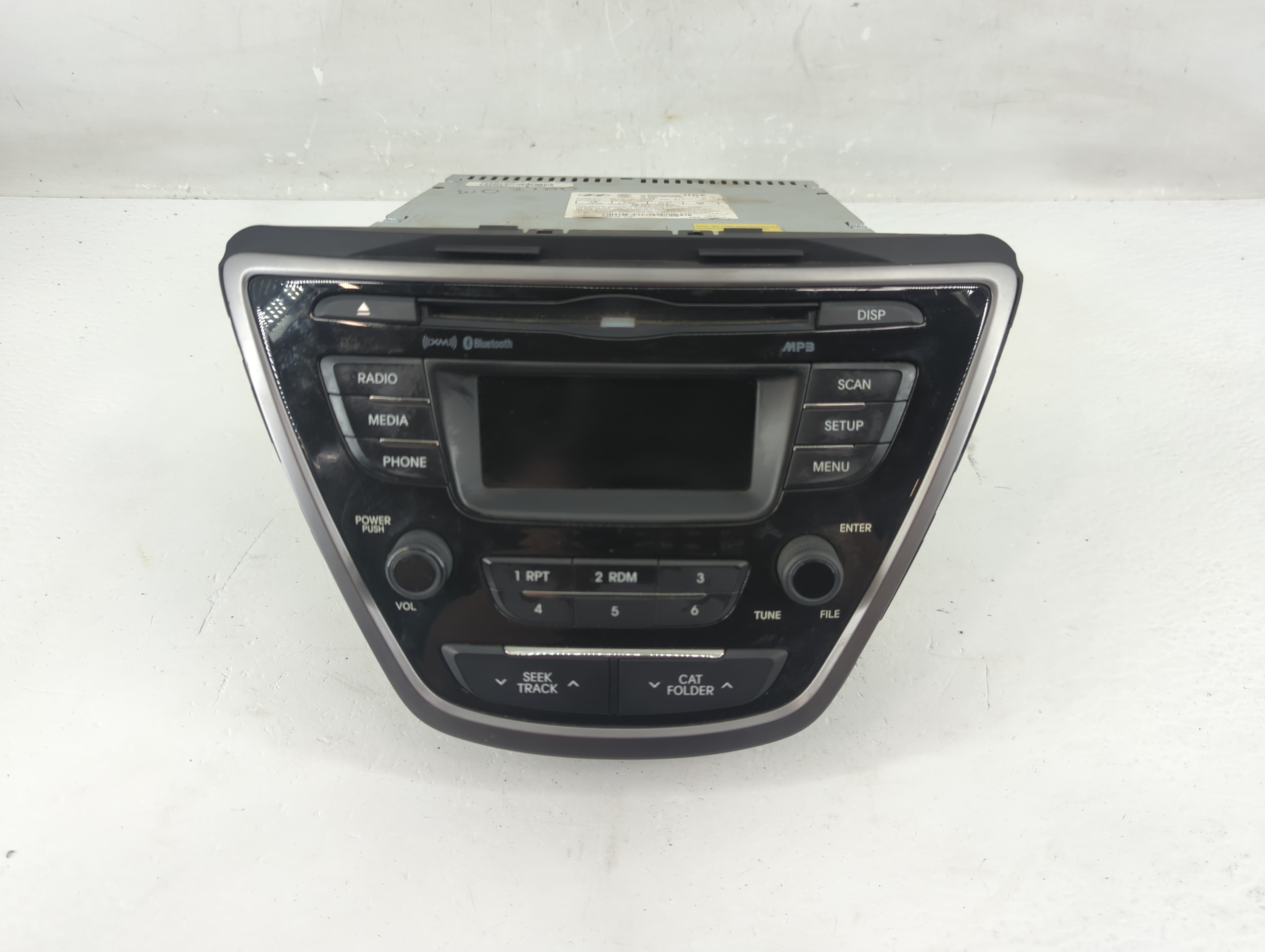 2013-2013 Hyundai Elantra Am Fm Cd Player Radio Receiver 1223141 - Oemusedautoparts1.com