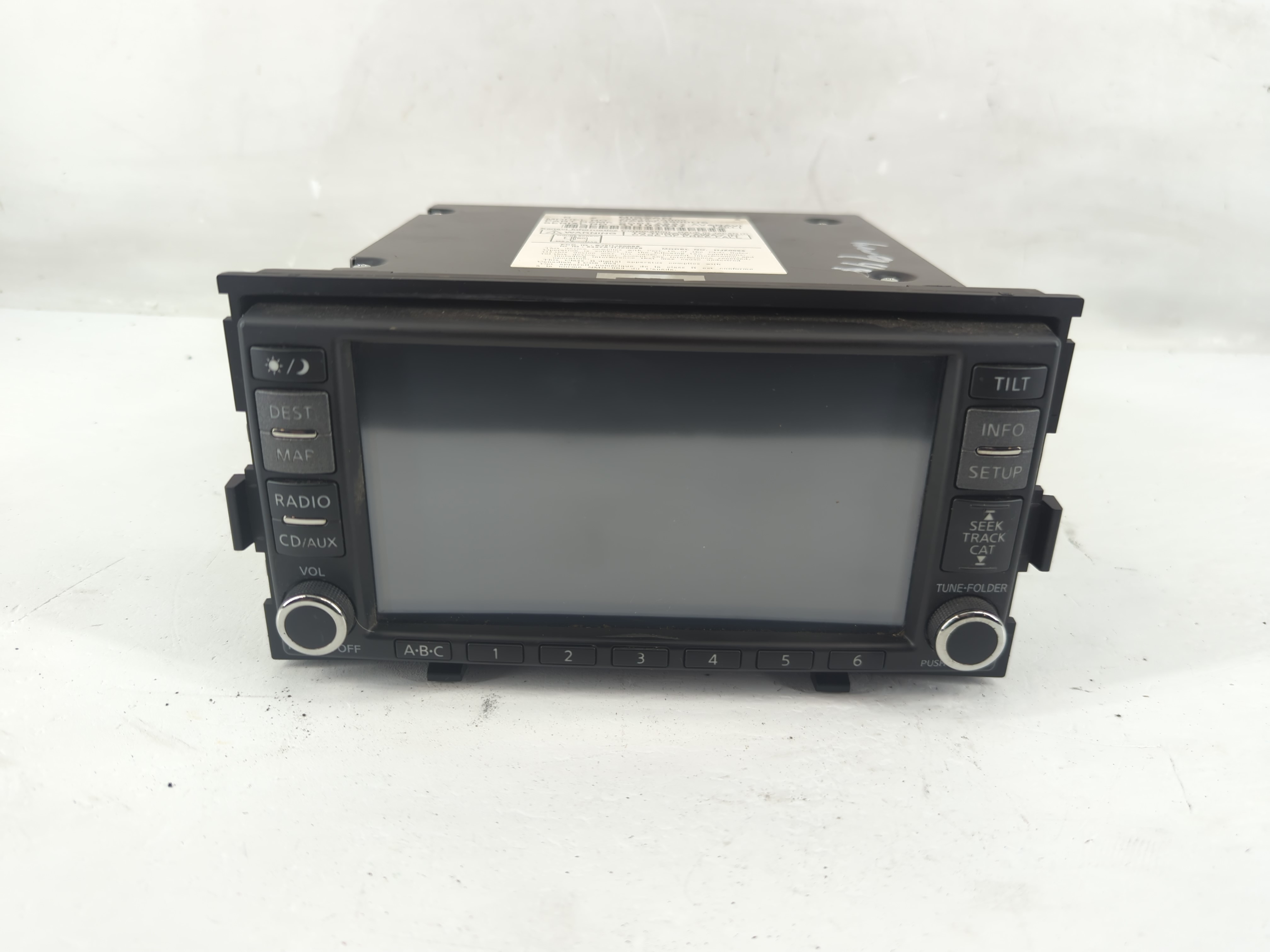 2007-2008 Nissan Altima Am Fm Cd Player Radio Receiver 1223144 - Oemusedautoparts1.com