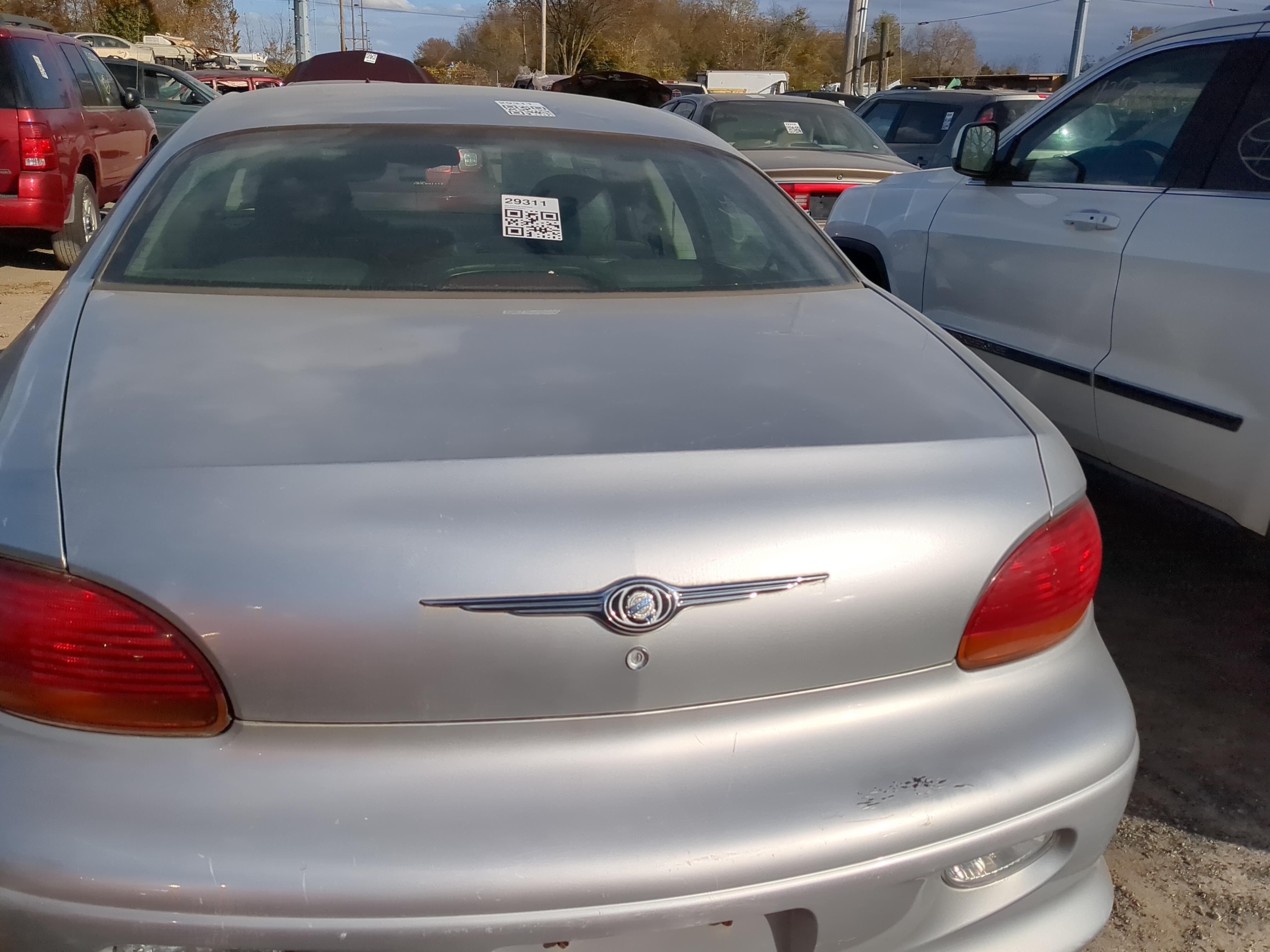 1998-2004 Chrysler Concorde Trunk/decklid/hatch/tailgate Oem 1223287 - Oemusedautoparts1.com