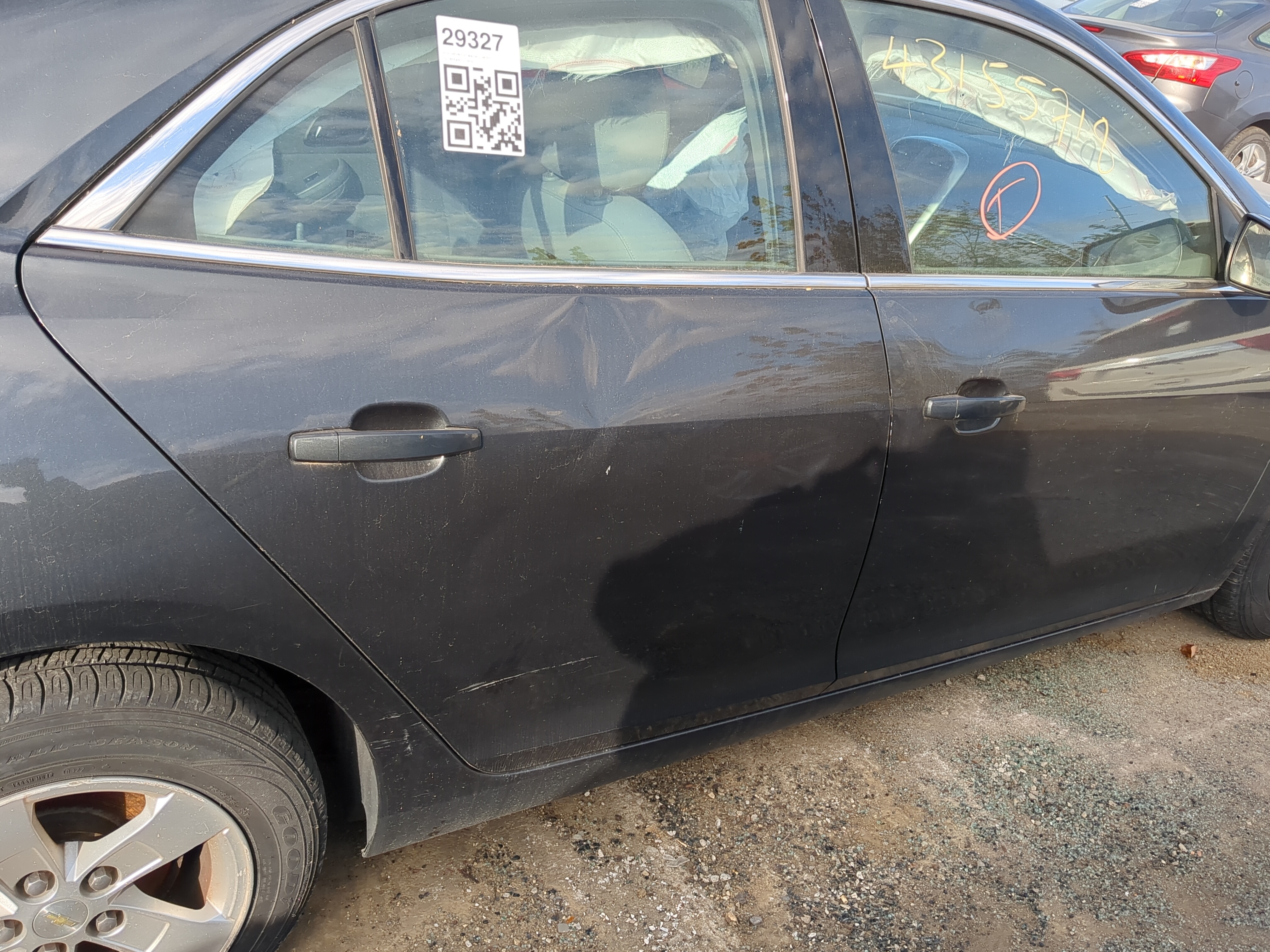 Chevrolet Malibu Limited Passenger Rear Door Oem 1223485 - Oemusedautoparts1.com