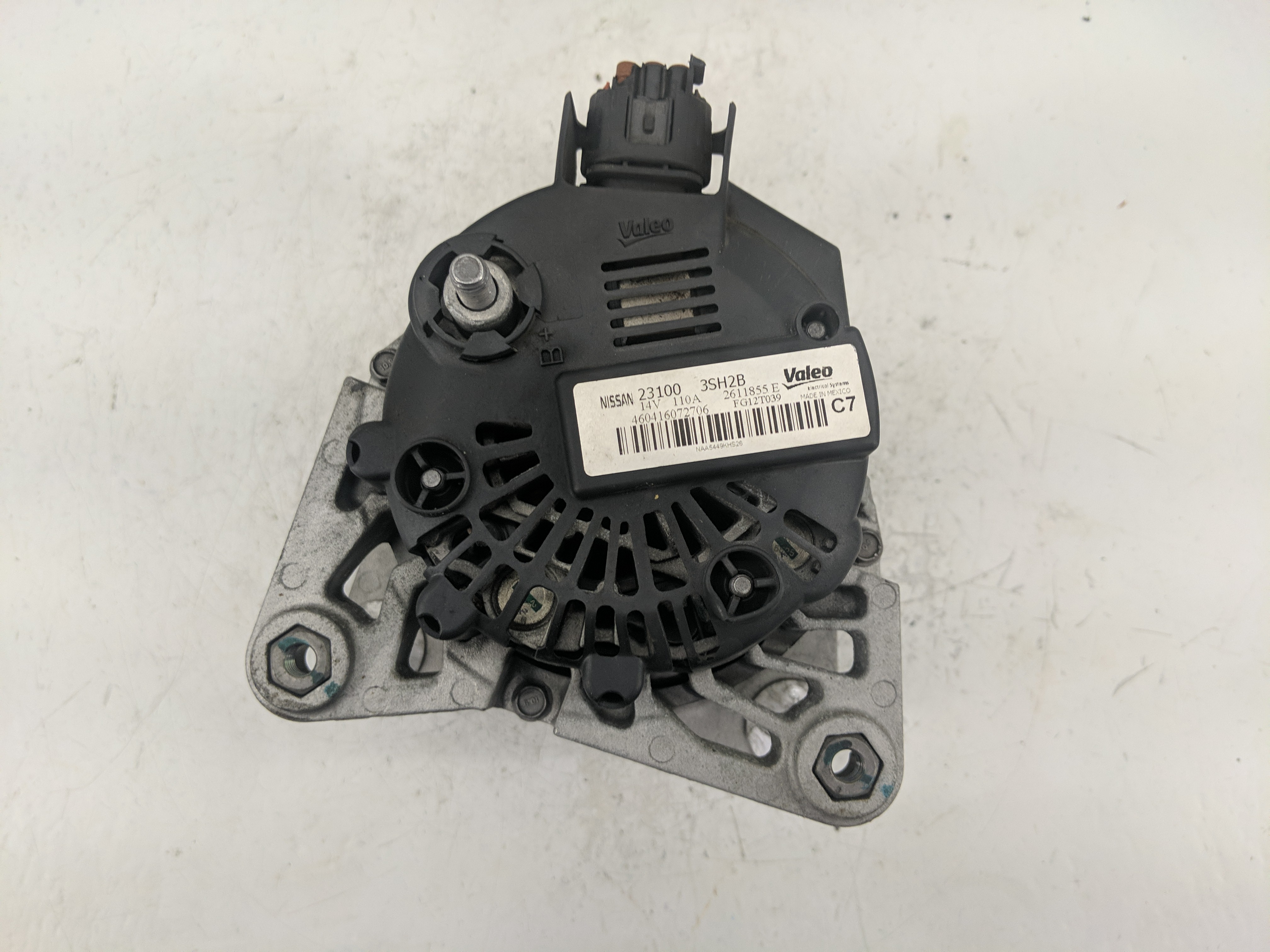 Picture of 2013 Nissan Sentra Alternator Generator Charging Assembly Engine Oem 1223563