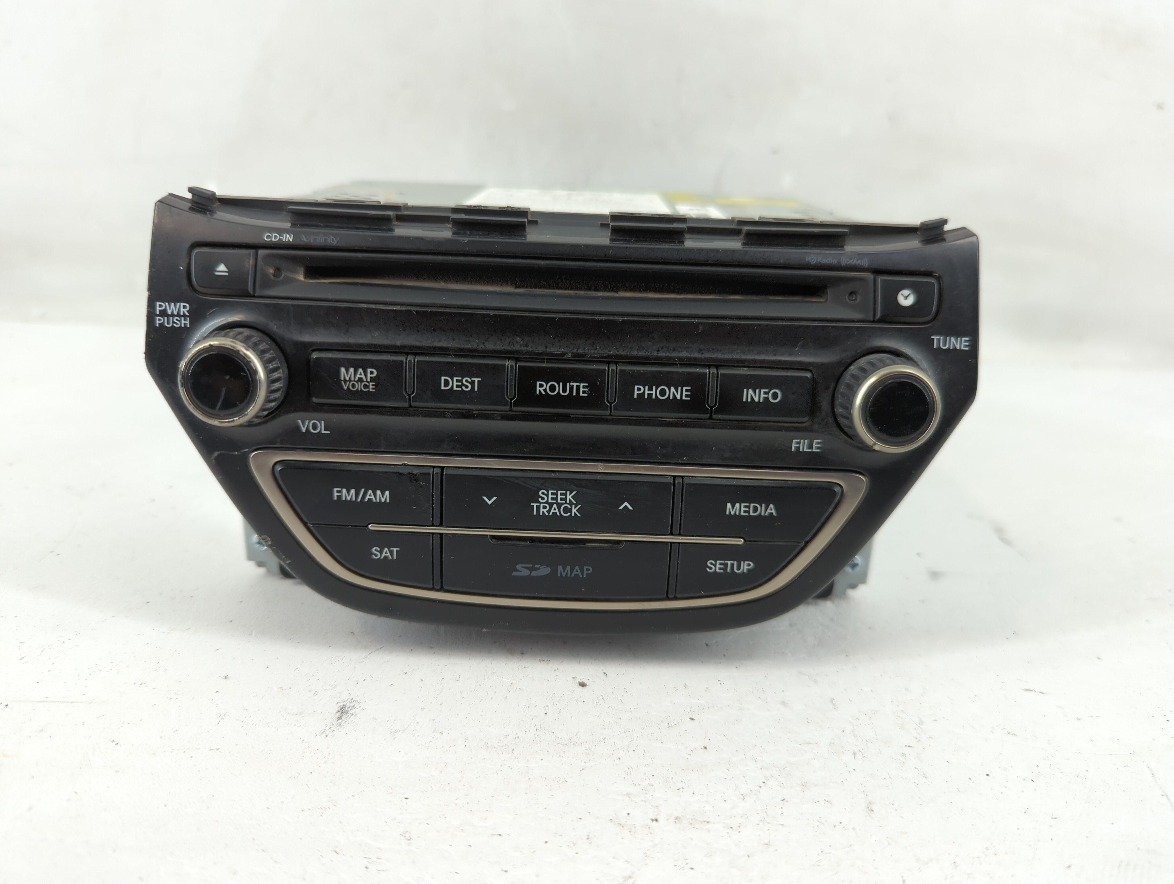 2014-2015 Hyundai Genesis Am Fm Cd Player Radio Receiver 1223628 - Oemusedautoparts1.com