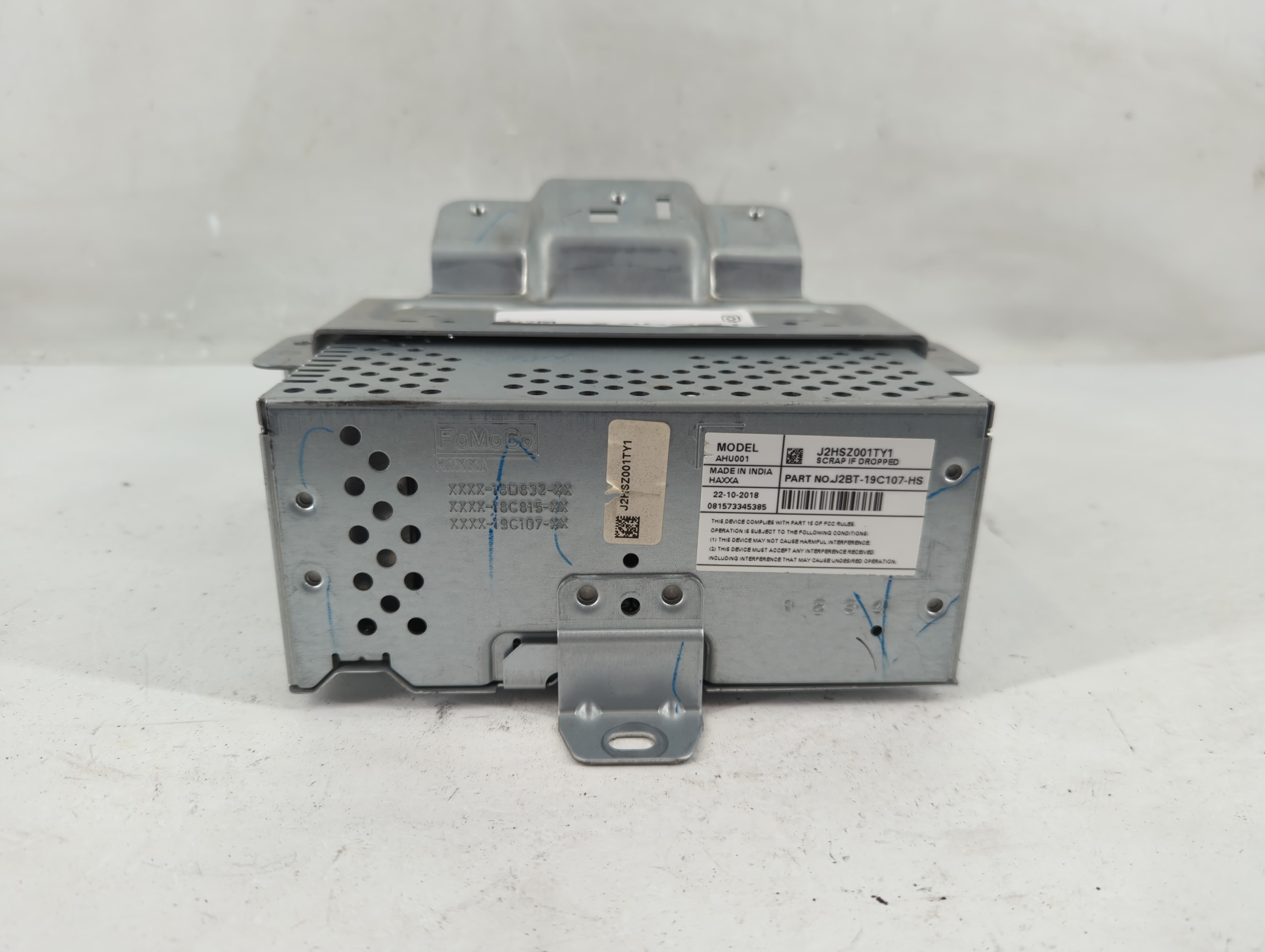 2018-2019 Ford Ecosport Am Fm Cd Player Radio Receiver 1223631 - Oemusedautoparts1.com