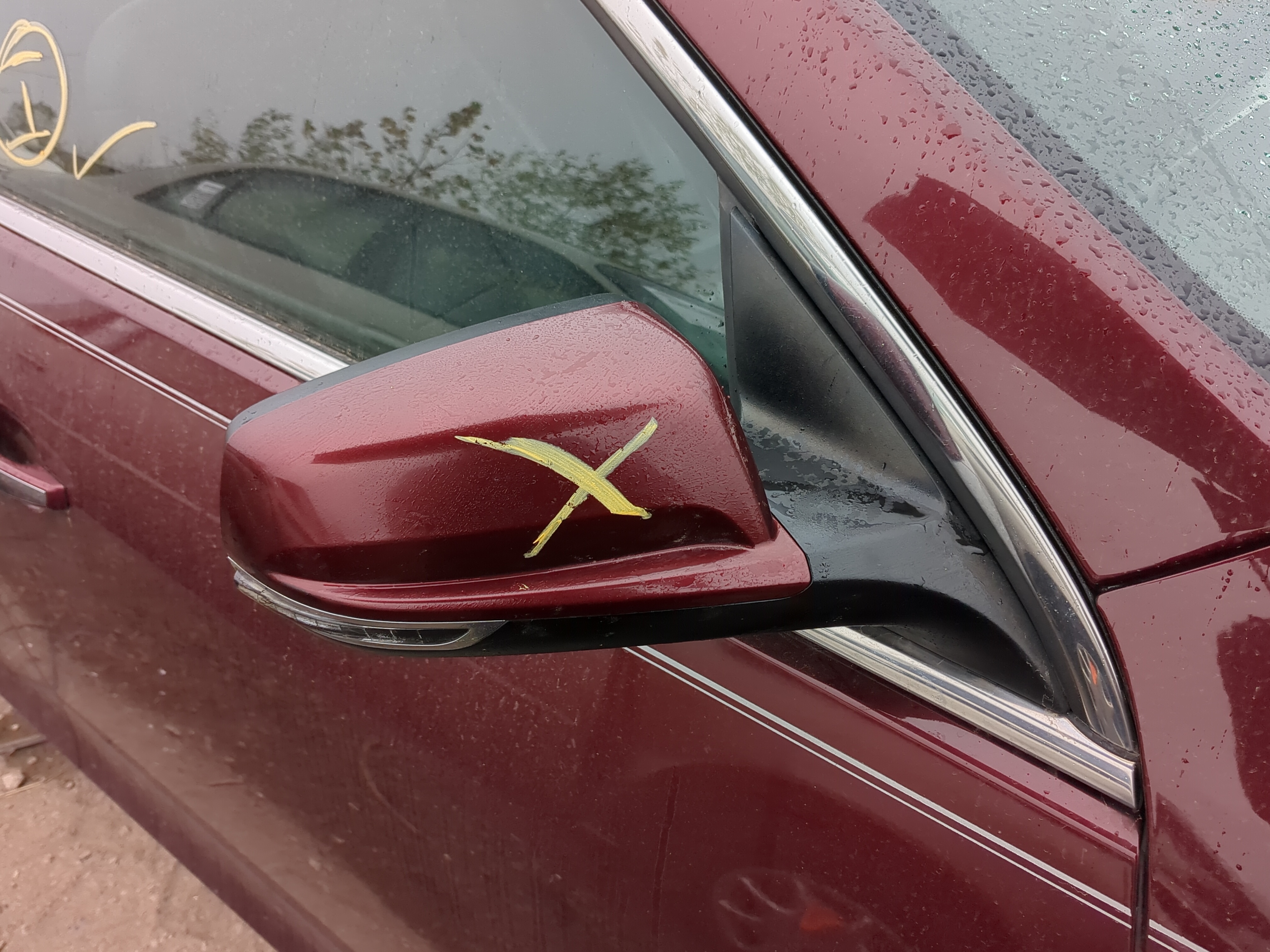 2014-2016 Chevrolet Malibu Passenger Right Side View Power Door Mirror 1223872 - Oemusedautoparts1.com