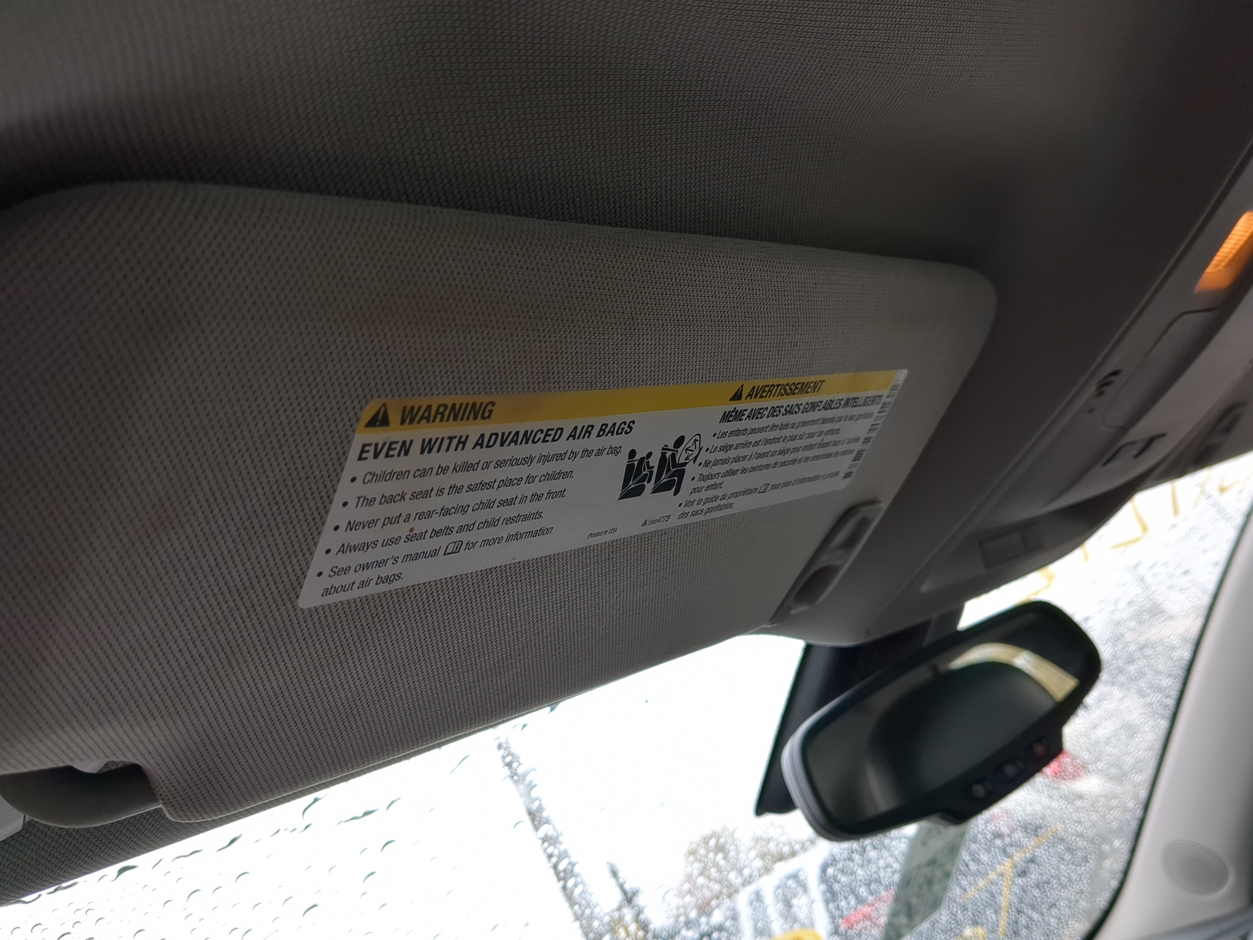 2013-2016 Chevrolet Malibu Driver Sun Visor Mirror Left Sunvisor 1223904 - Oemusedautoparts1.com