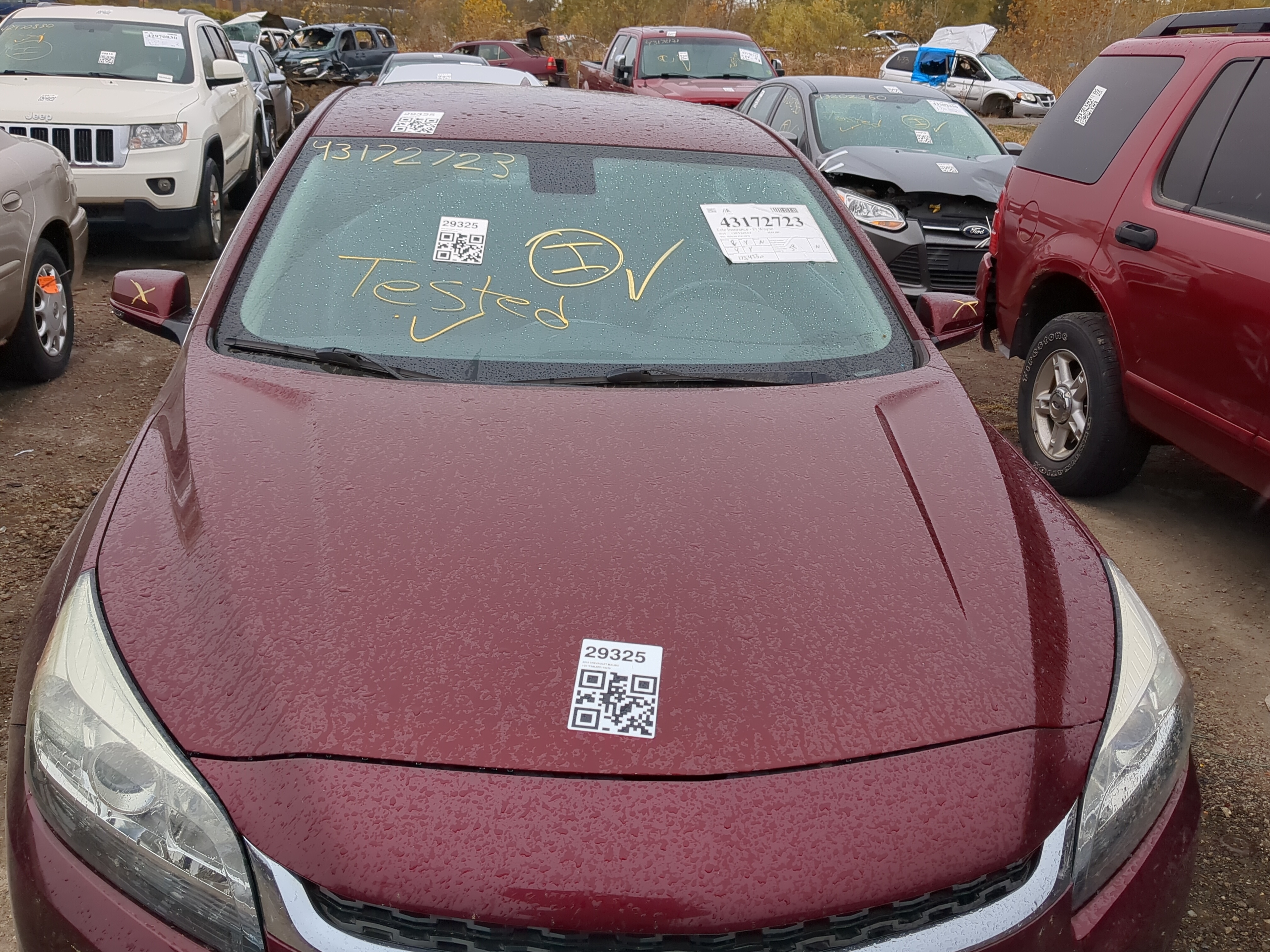 2013-2016 Chevrolet Malibu Hood Oem 1223910 - Oemusedautoparts1.com