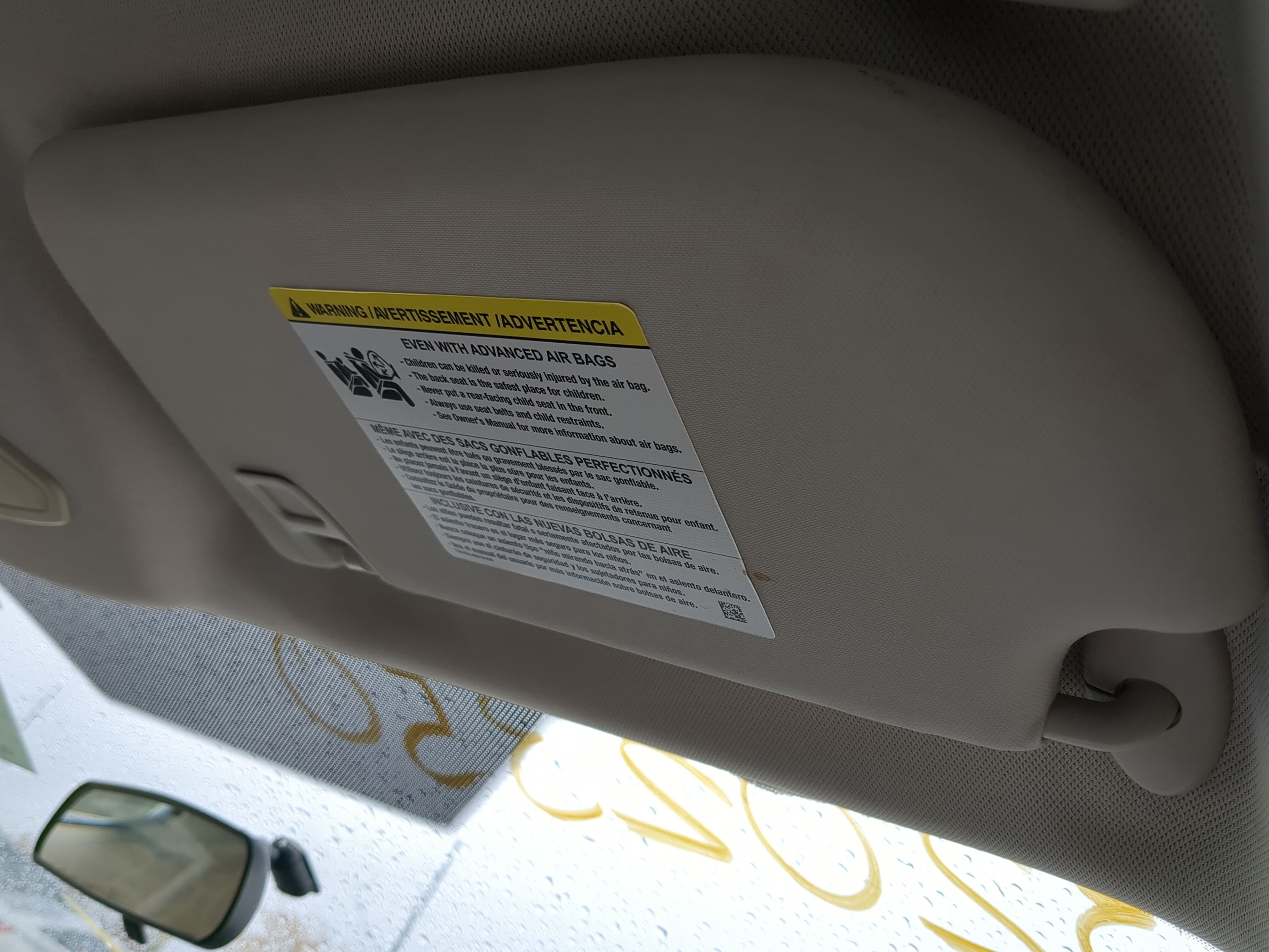 2012-2013 Ford Focus Passenger Sun Visor Mirror Right Sunvisor 1223979 - Oemusedautoparts1.com