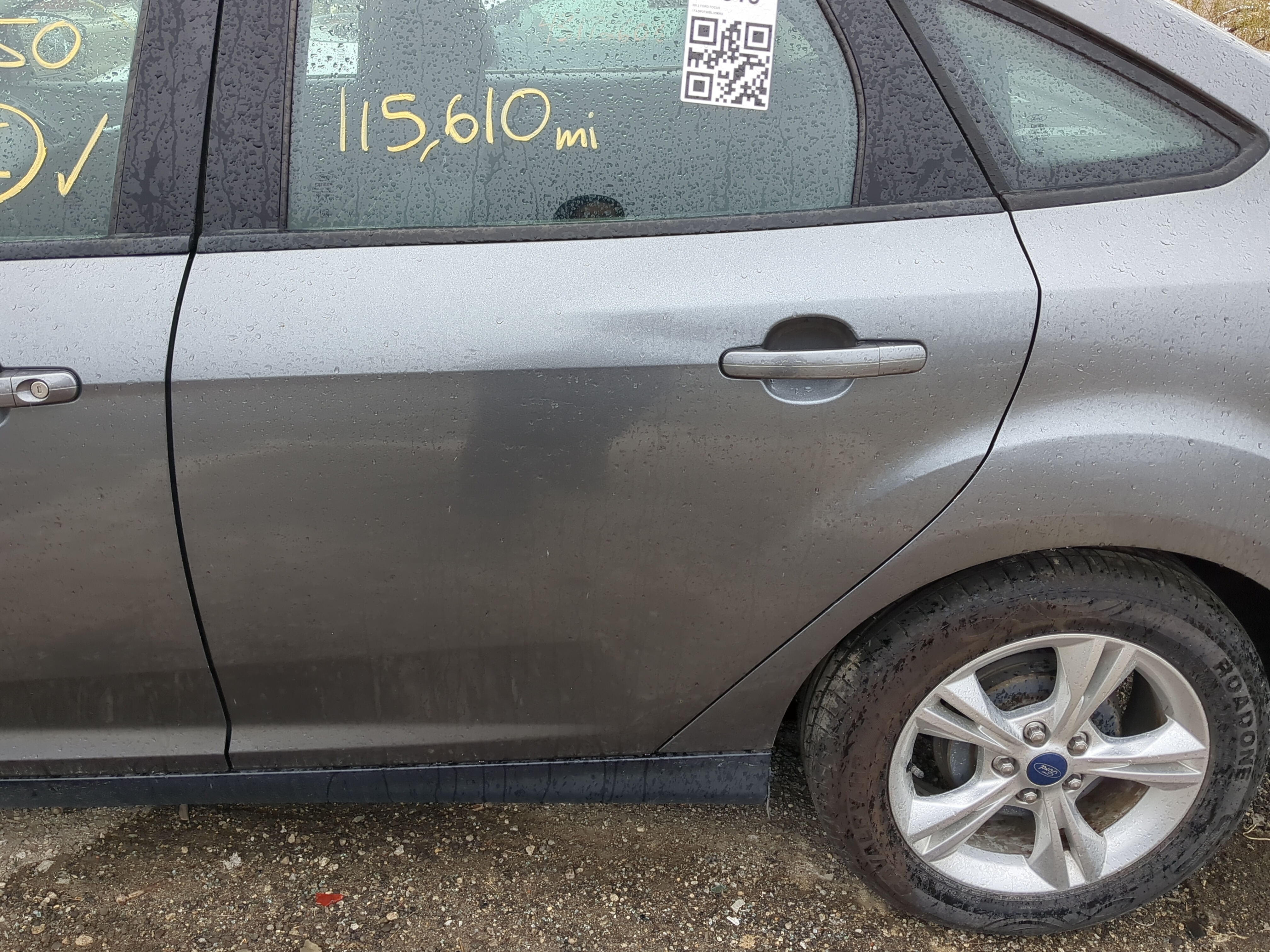 2012-2018 Ford Focus Driver Rear Door Oem 1224046 - Oemusedautoparts1.com