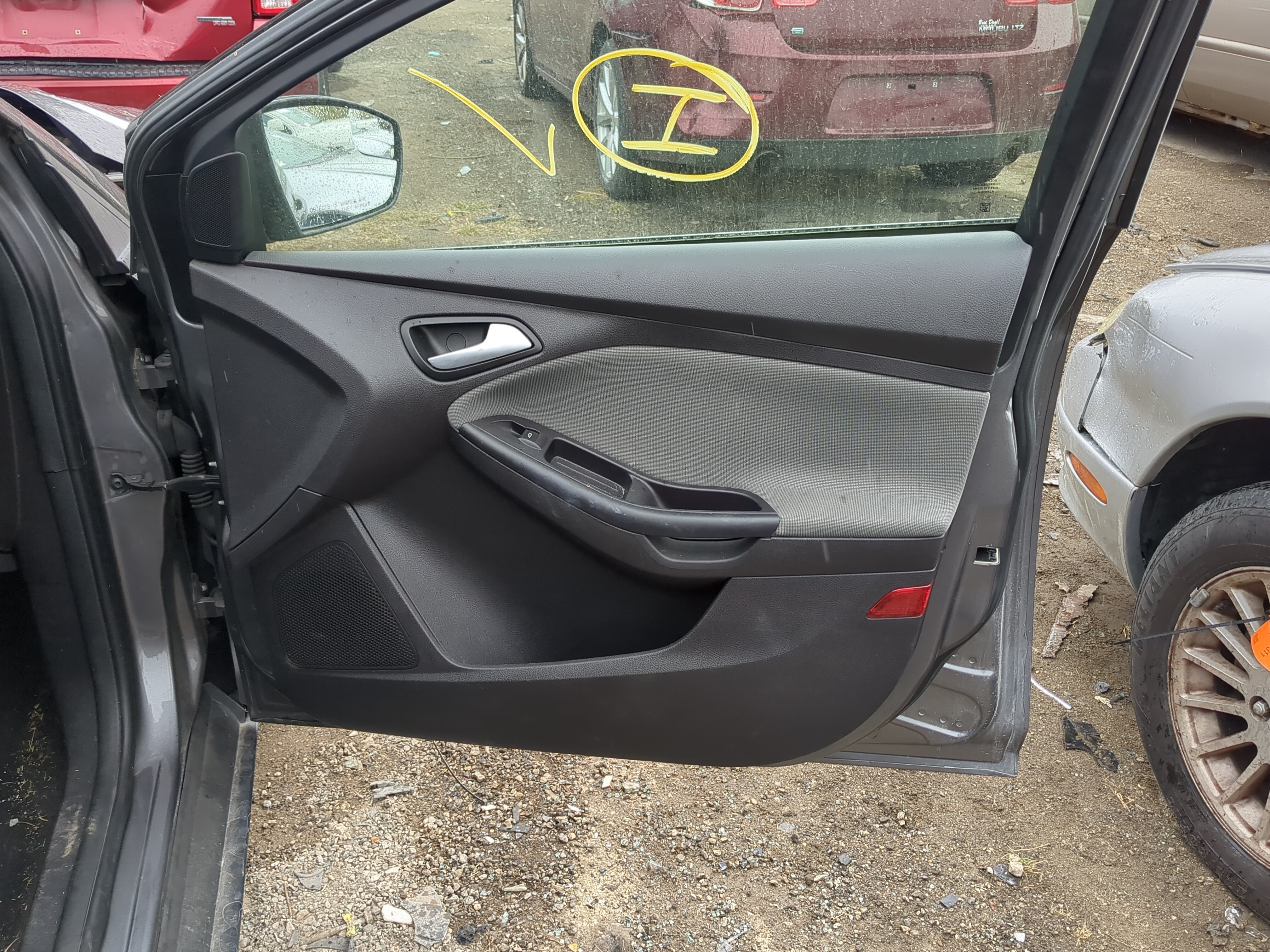 Picture of 2013 Ford Focus Front Right Passenger Interior Door Panel Trim 1224091