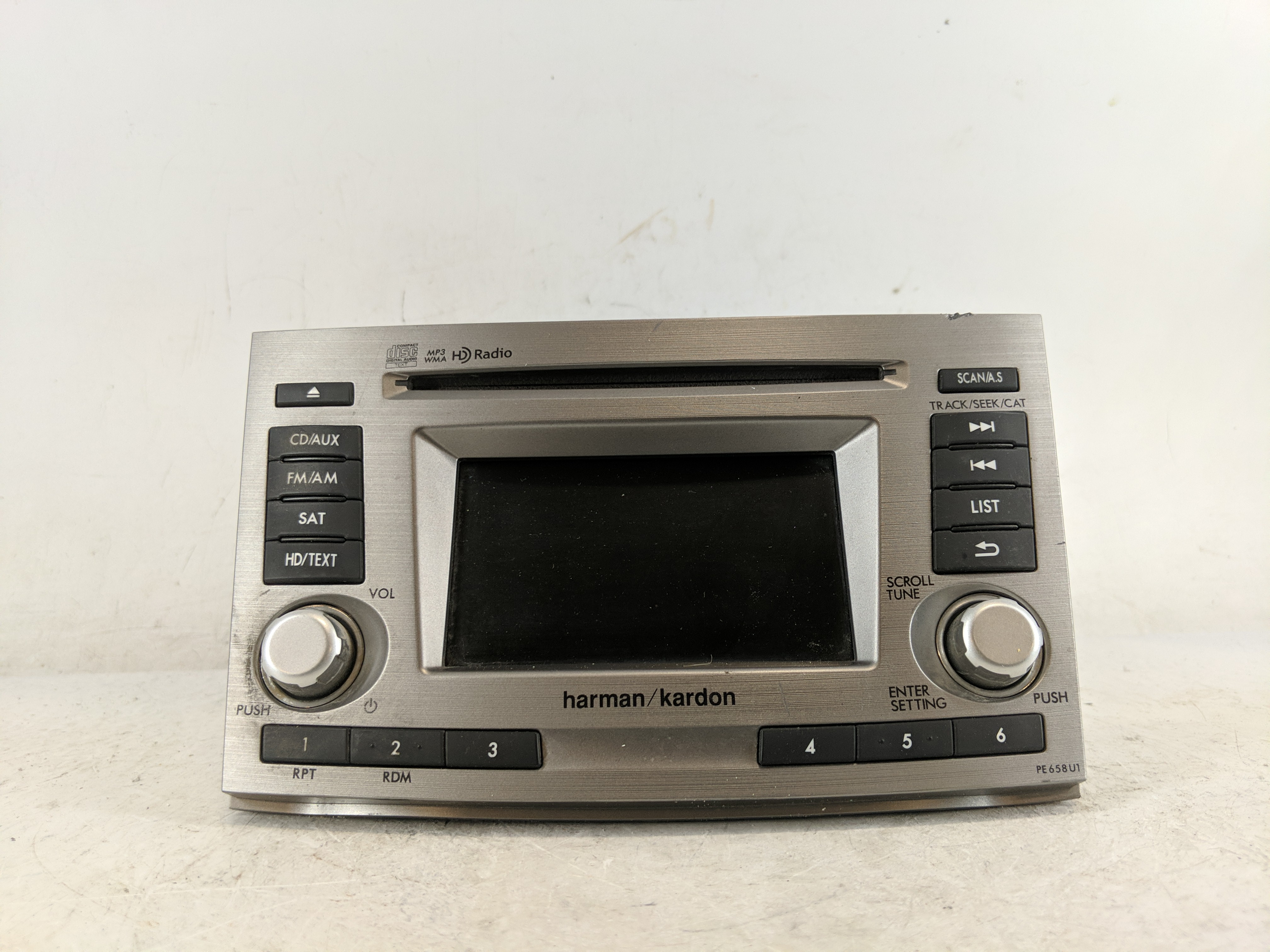 2012-2014 Subaru Legacy Am Fm Cd Player Radio Receiver 1224126 - Oemusedautoparts1.com
