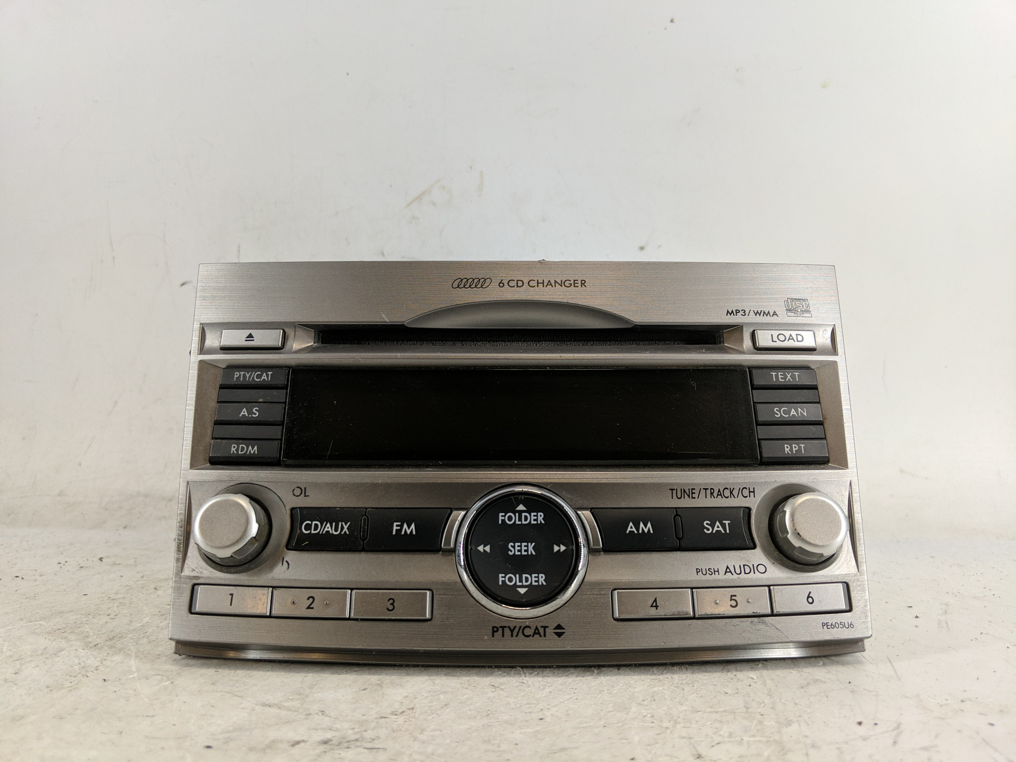 2010-2012 Subaru Legacy Am Fm Cd Player Radio Receiver 1224131 - Oemusedautoparts1.com