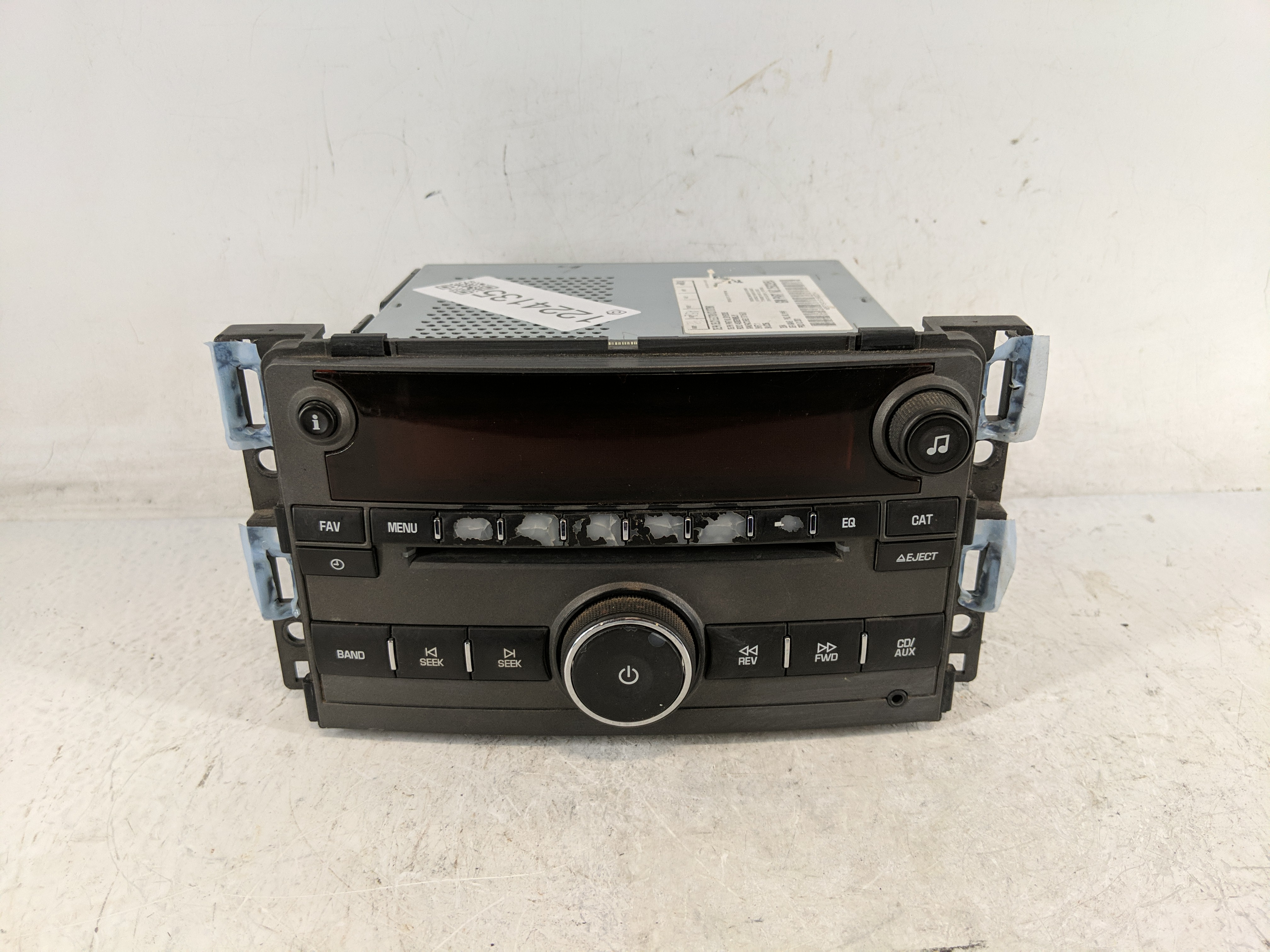 2007-2009 Saturn Aura Am Fm Cd Player Radio Receiver 1224135 - Oemusedautoparts1.com