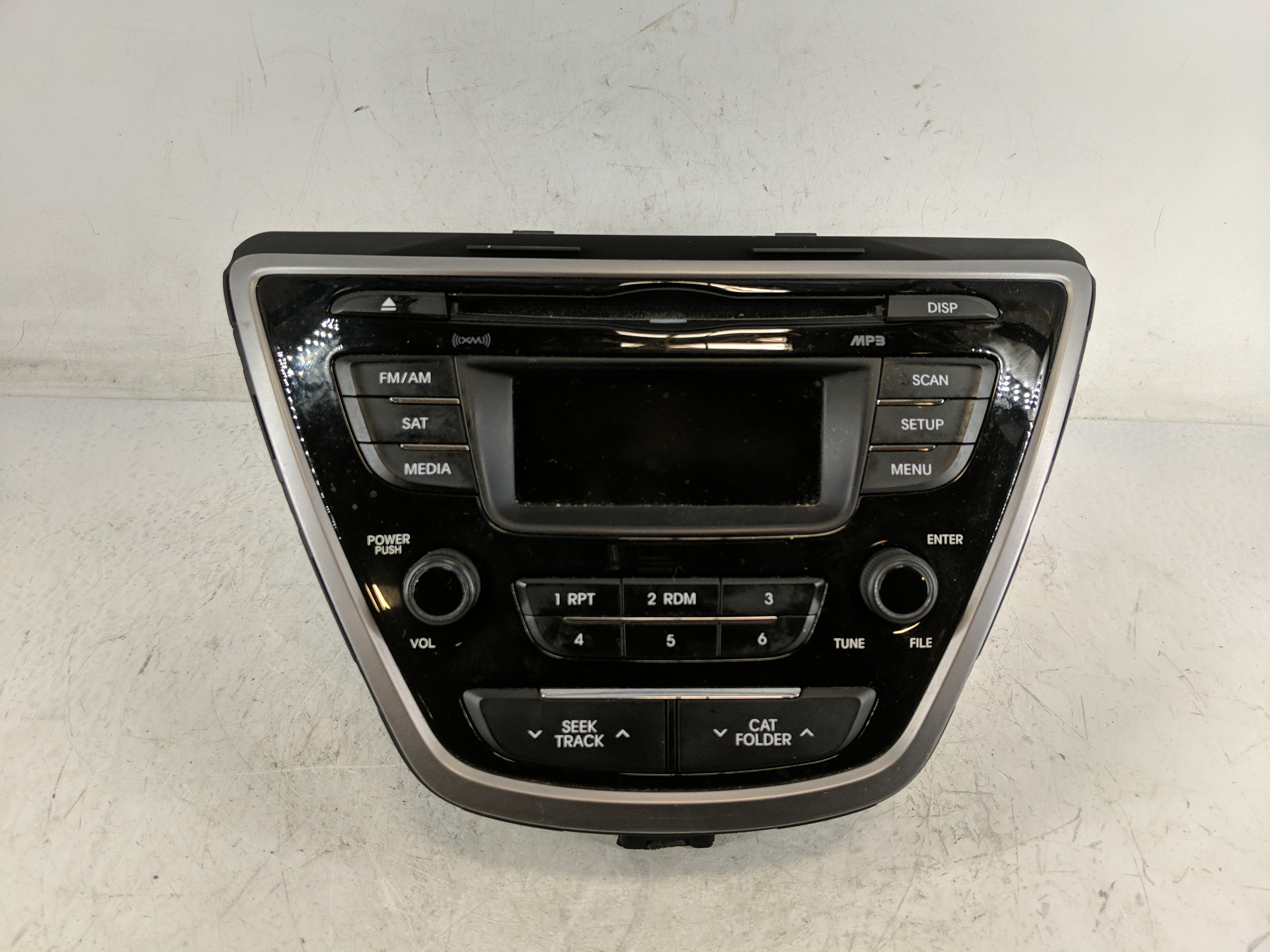2013-2013 Hyundai Elantra Am Fm Cd Player Radio Receiver 1224180 - Oemusedautoparts1.com