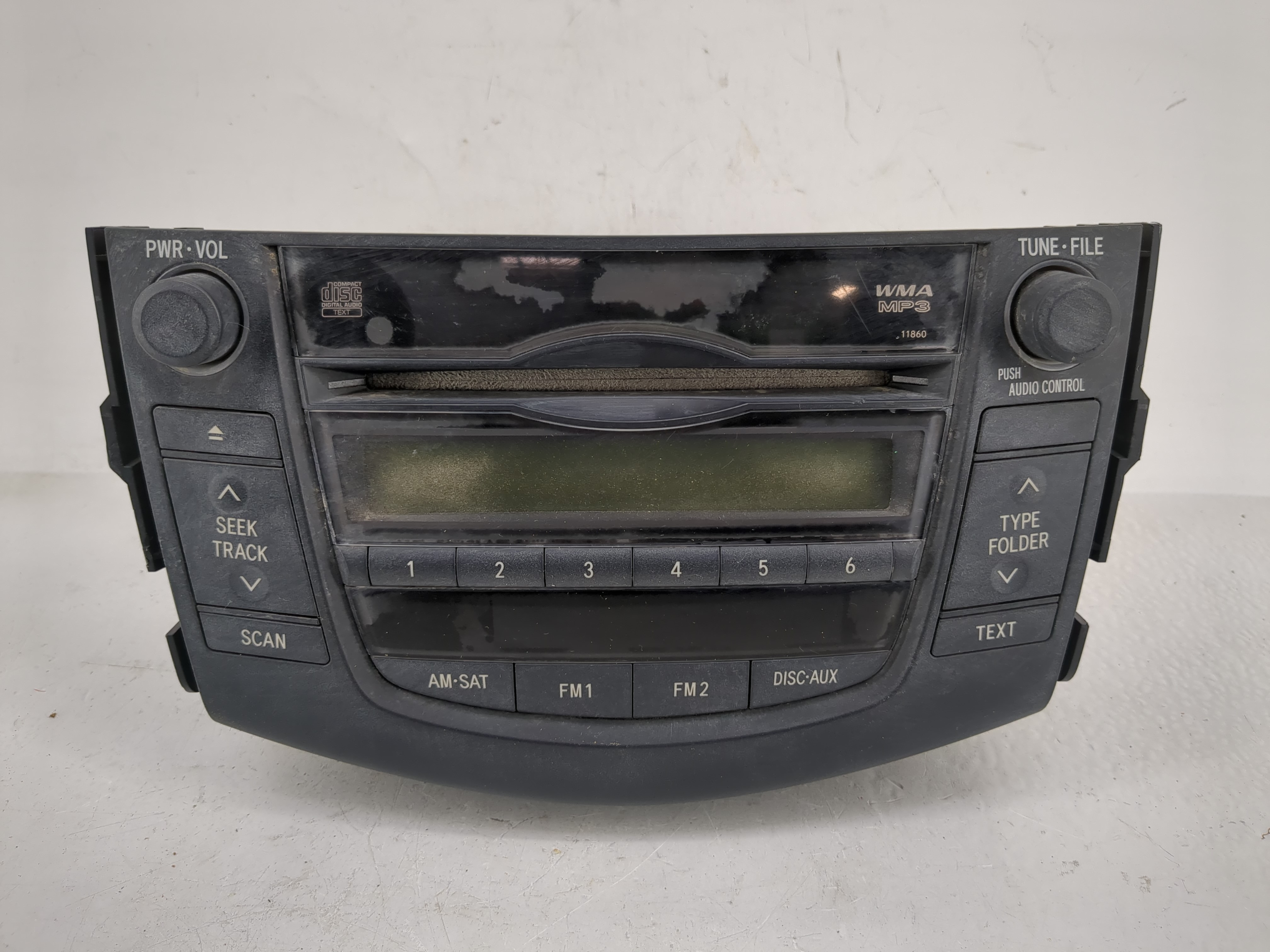 2010-2011 Toyota Rav4 Am Fm Cd Player Radio Receiver 1224189 - Oemusedautoparts1.com