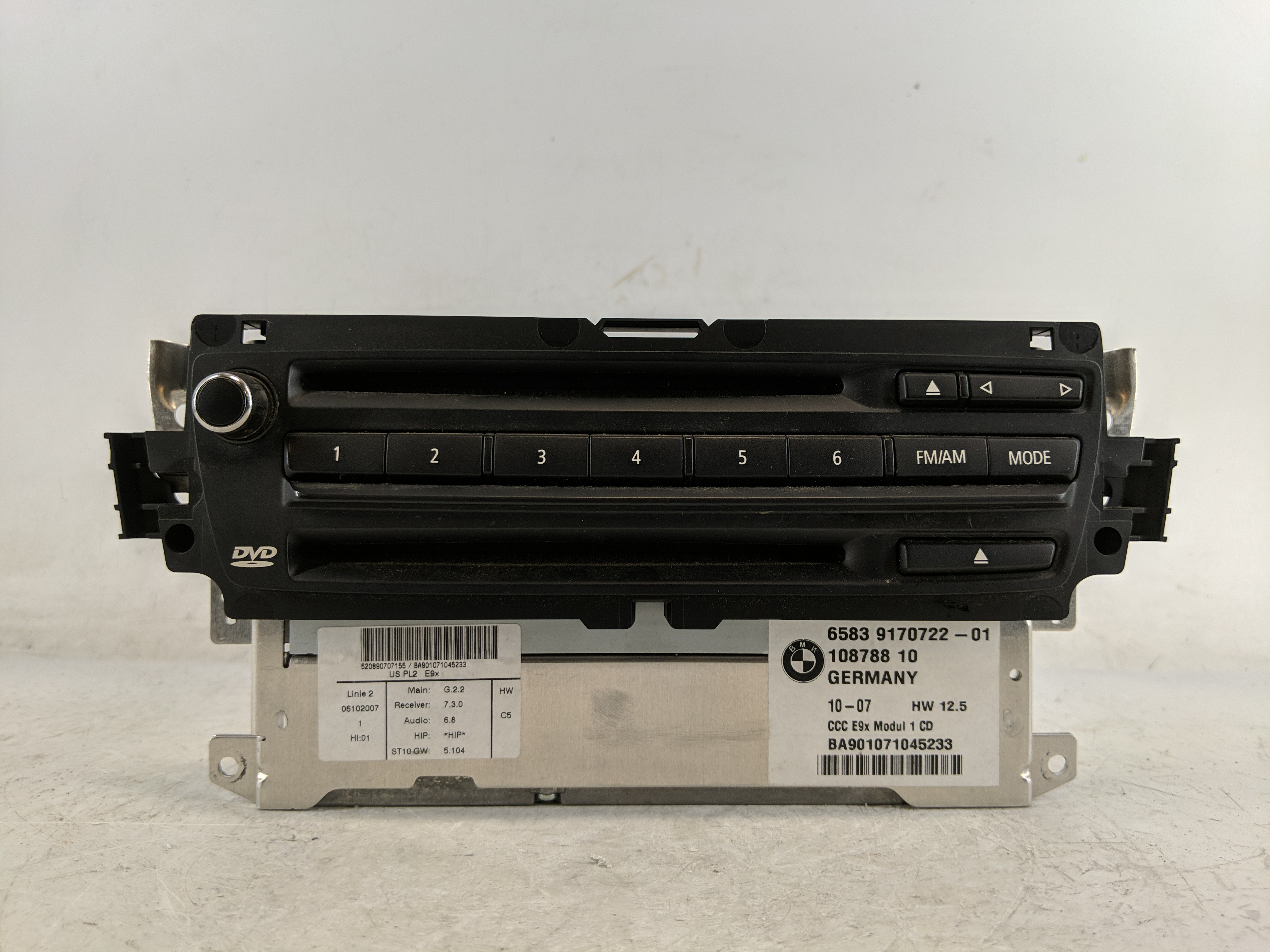 Picture of 2007 Bmw 328i Am Fm Cd Player Radio Receiver 1224273