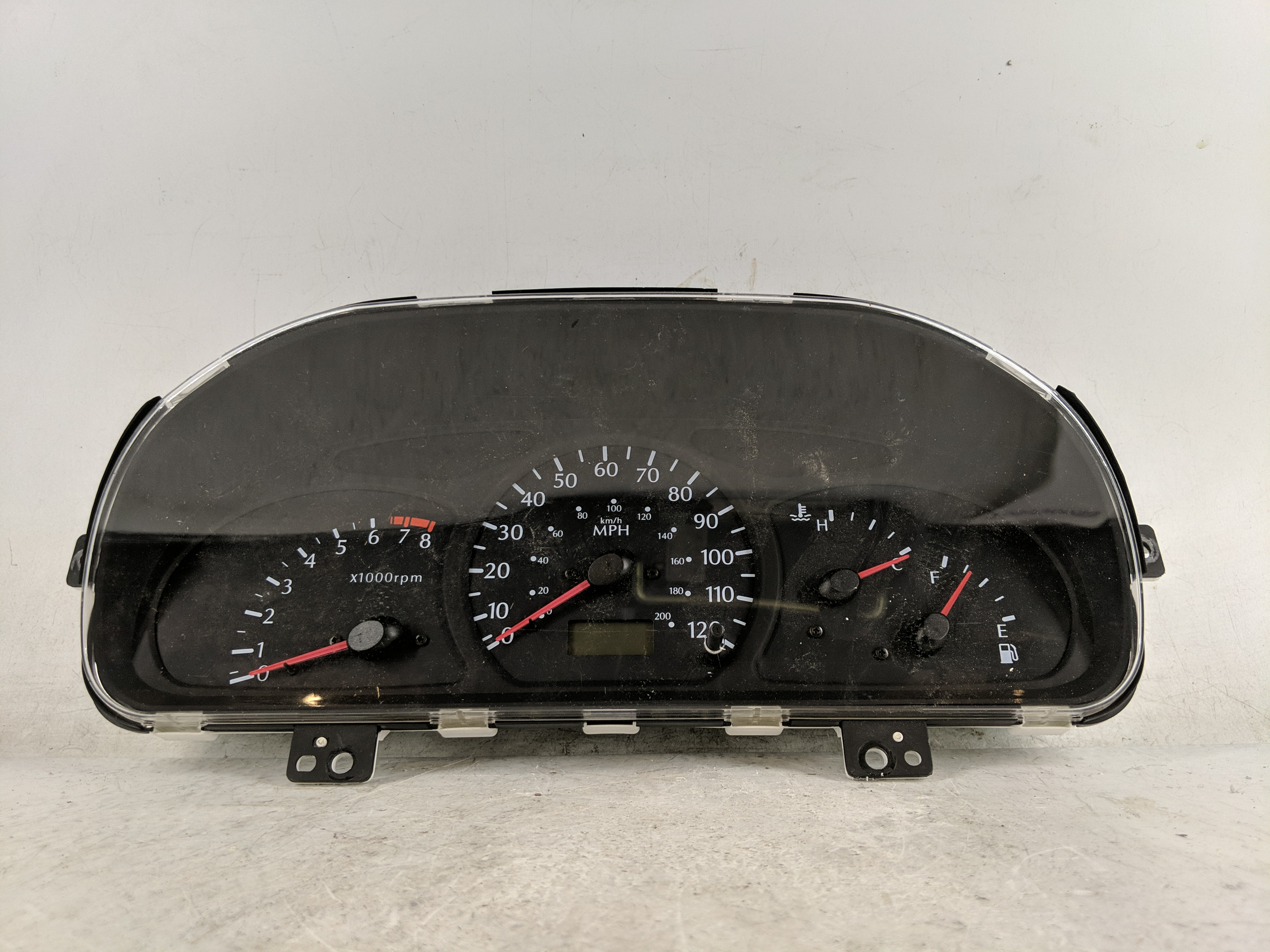 2001-2002 Kia Rio Speedometer Instrument Cluster Gauges 1224300 - Oemusedautoparts1.com