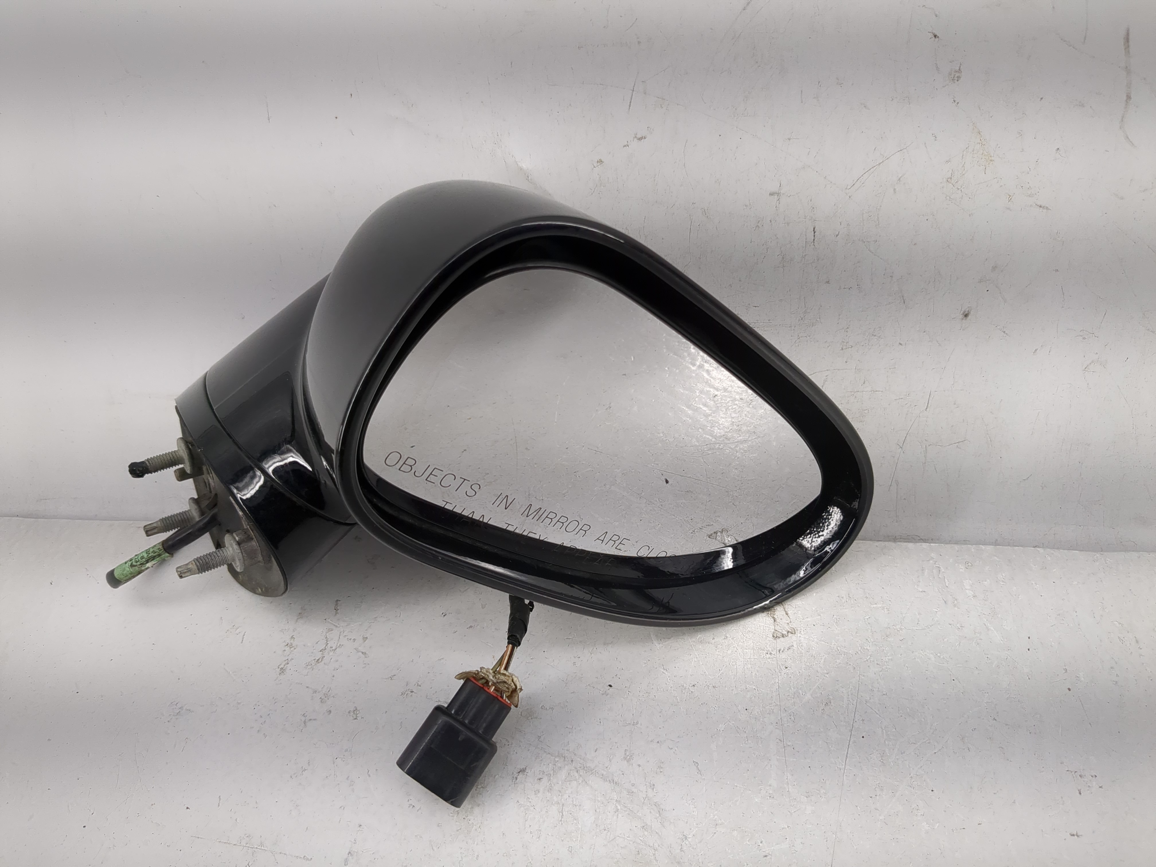 2007-2008 Saturn Sky Passenger Right Side View Power Door Mirror Black 1224346 - Oemusedautoparts1.com