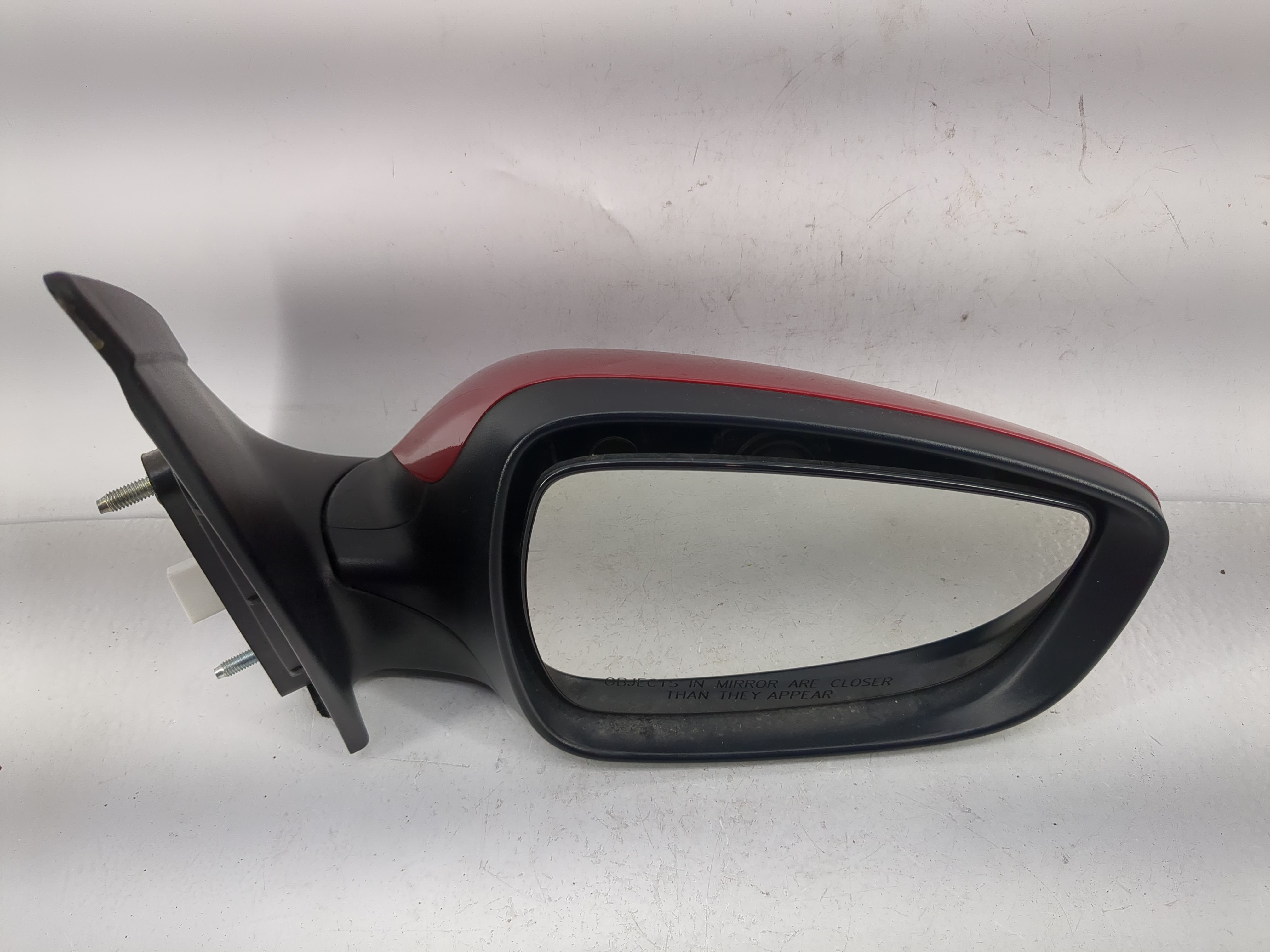 Hyundai Elantra Passenger Right Side View Power Door Mirror Red 1224347 - Oemusedautoparts1.com