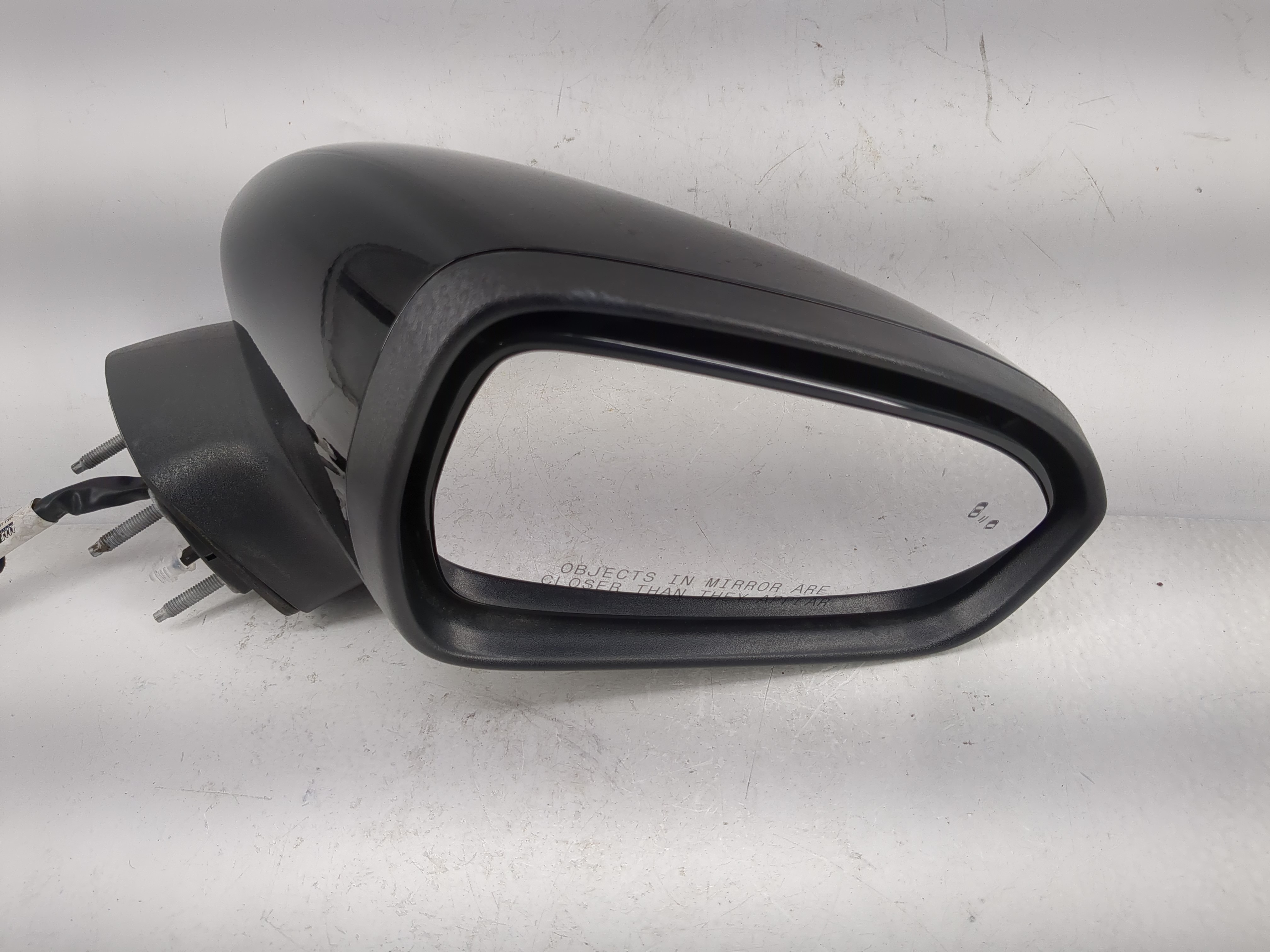 2019-2020 Ford Fusion Passenger Right Side View Power Door Mirror Black 1224348 - Oemusedautoparts1.com
