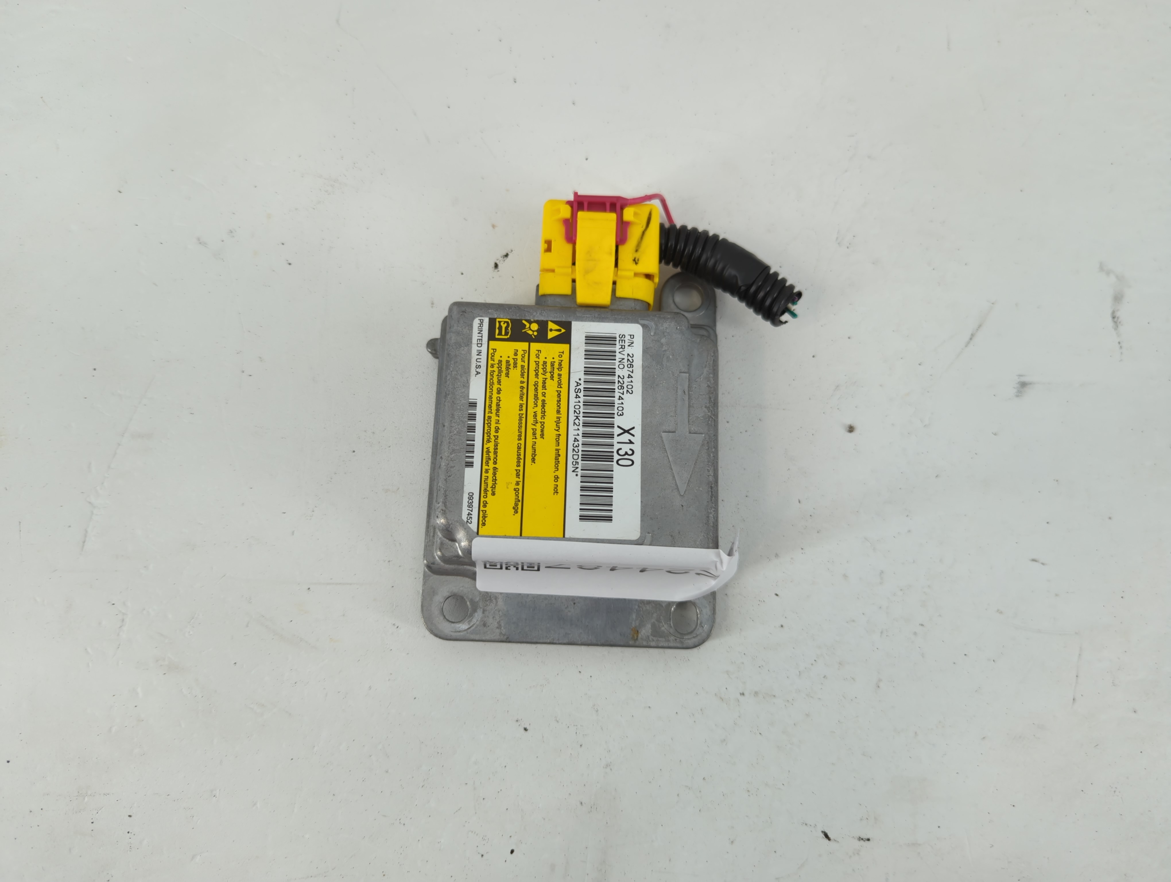 Picture of 2001-2002 Pontiac Grand Am Airbag Control Module 1224487