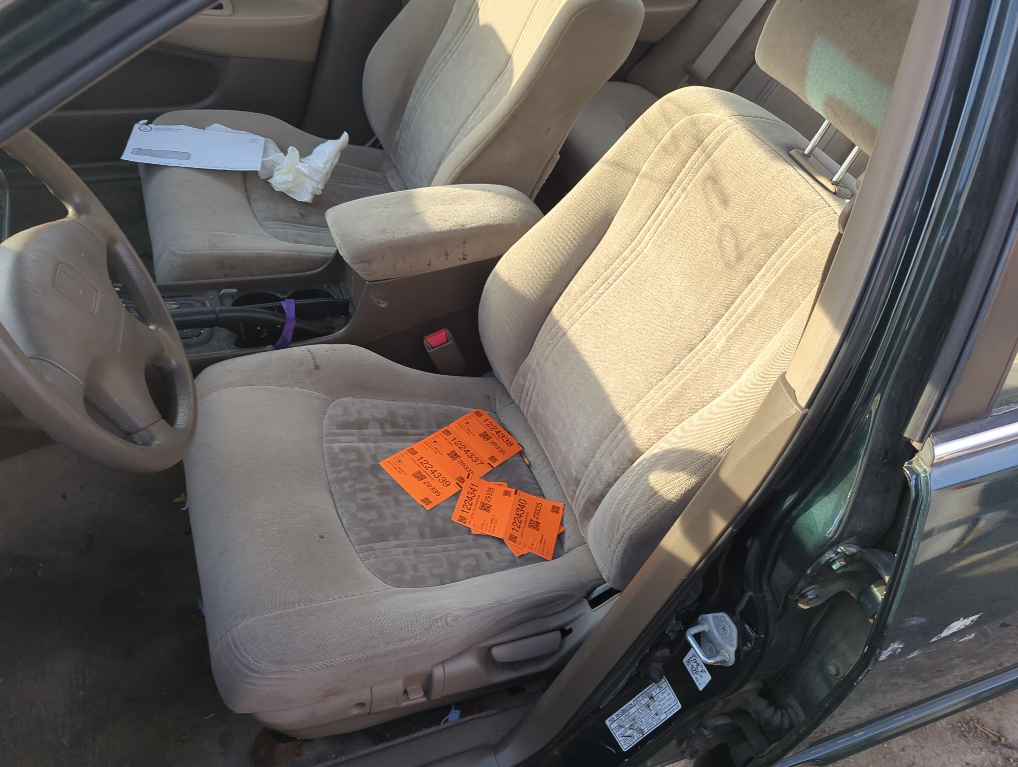 2000-2002 Honda Accord Driver Front Seat Oem 1224983 - Oemusedautoparts1.com