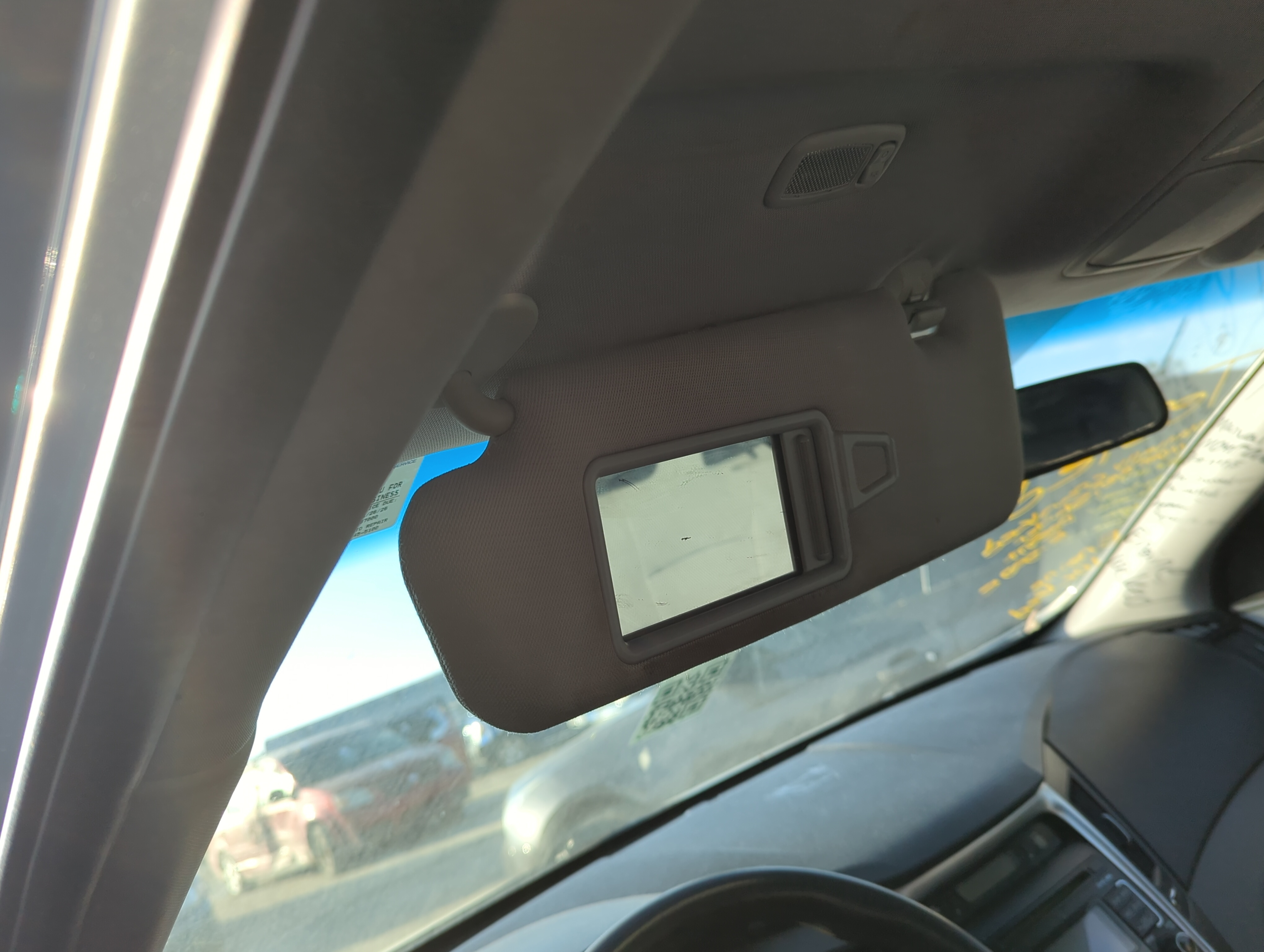 Picture of 2011-2015 Hyundai Sonata Driver Sun Visor Mirror Left Sunvisor 1225080