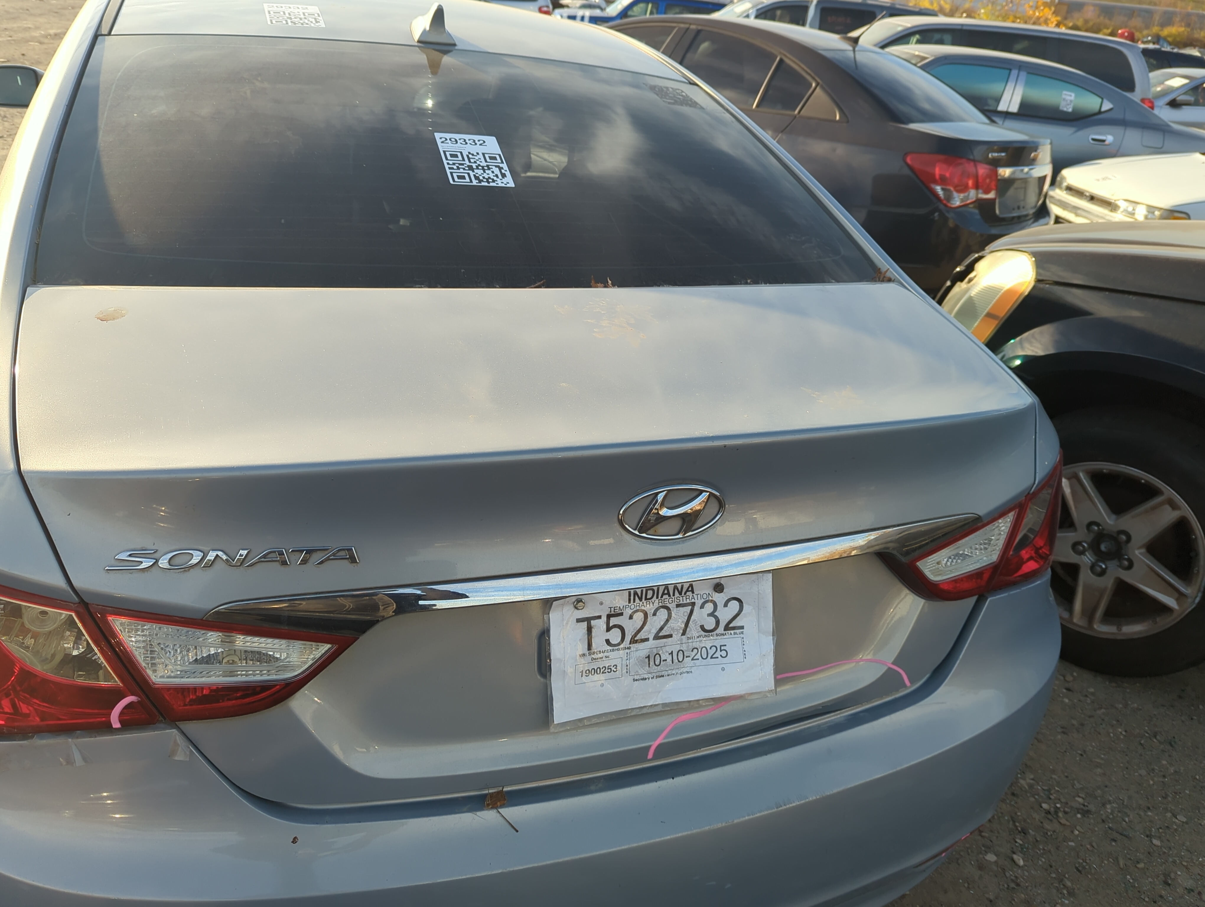 Picture of 2011-2014 Hyundai Sonata Trunk/decklid/hatch/tailgate Oem 1225109