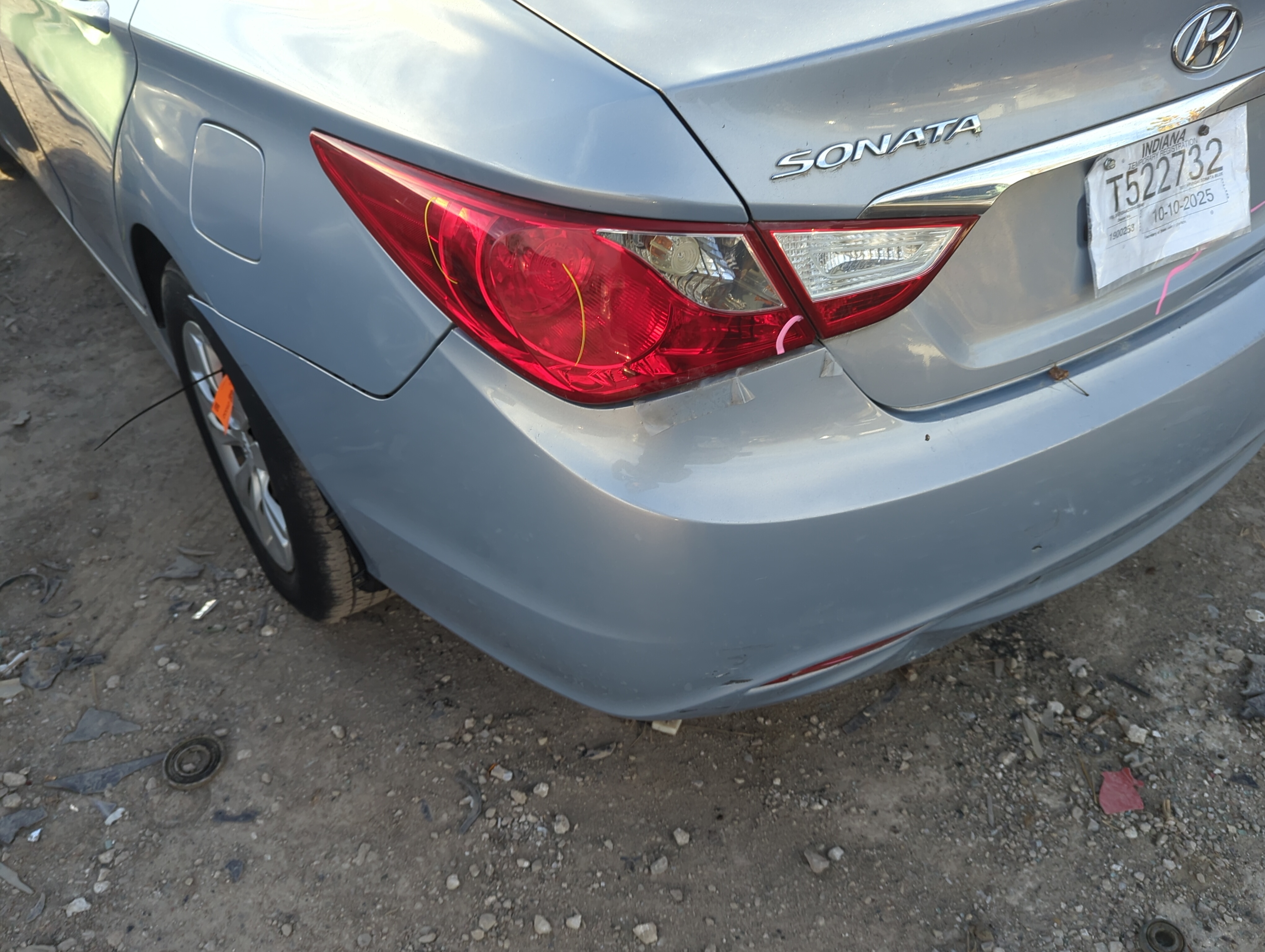 Picture of 2011-2013 Hyundai Sonata Rear Bumper Assembly Oem 1225127