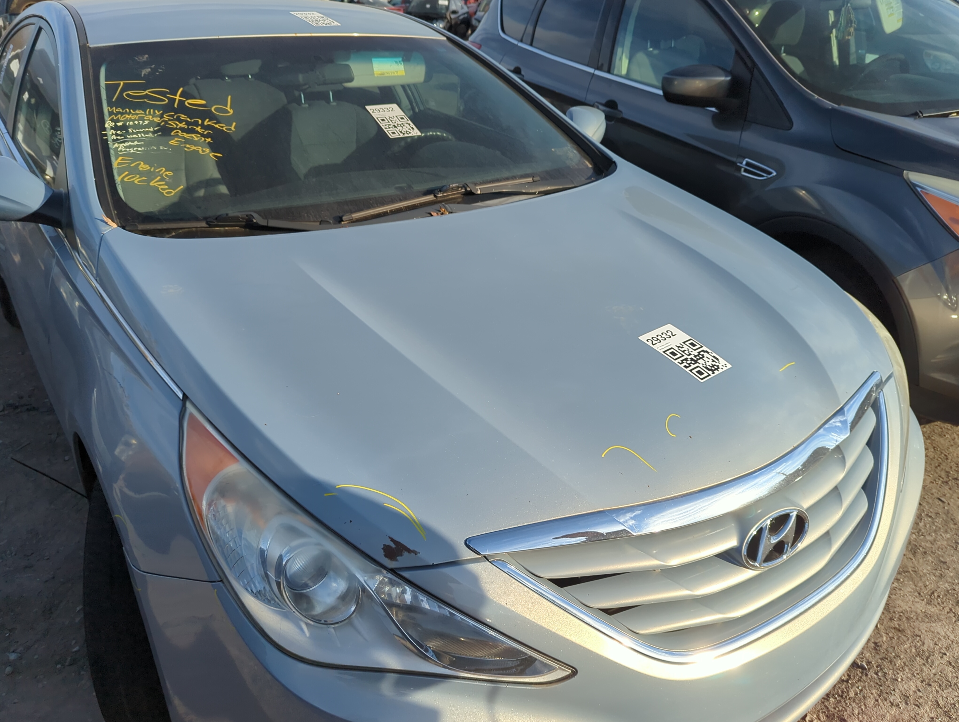 2011-2014 Hyundai Sonata Hood Oem 1225176 - Oemusedautoparts1.com