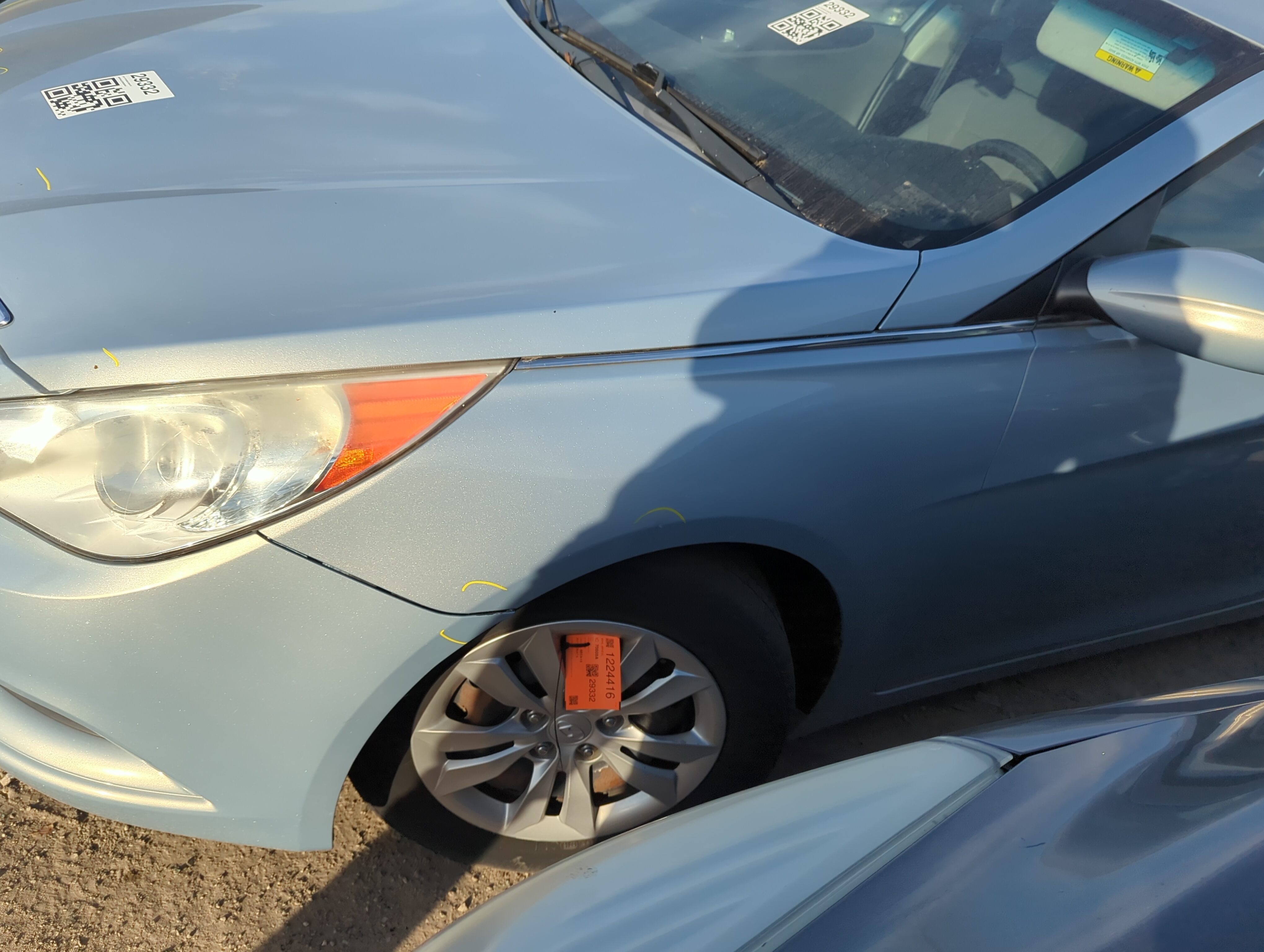 2011-2014 Hyundai Sonata Driver Fender 1225177 - Oemusedautoparts1.com