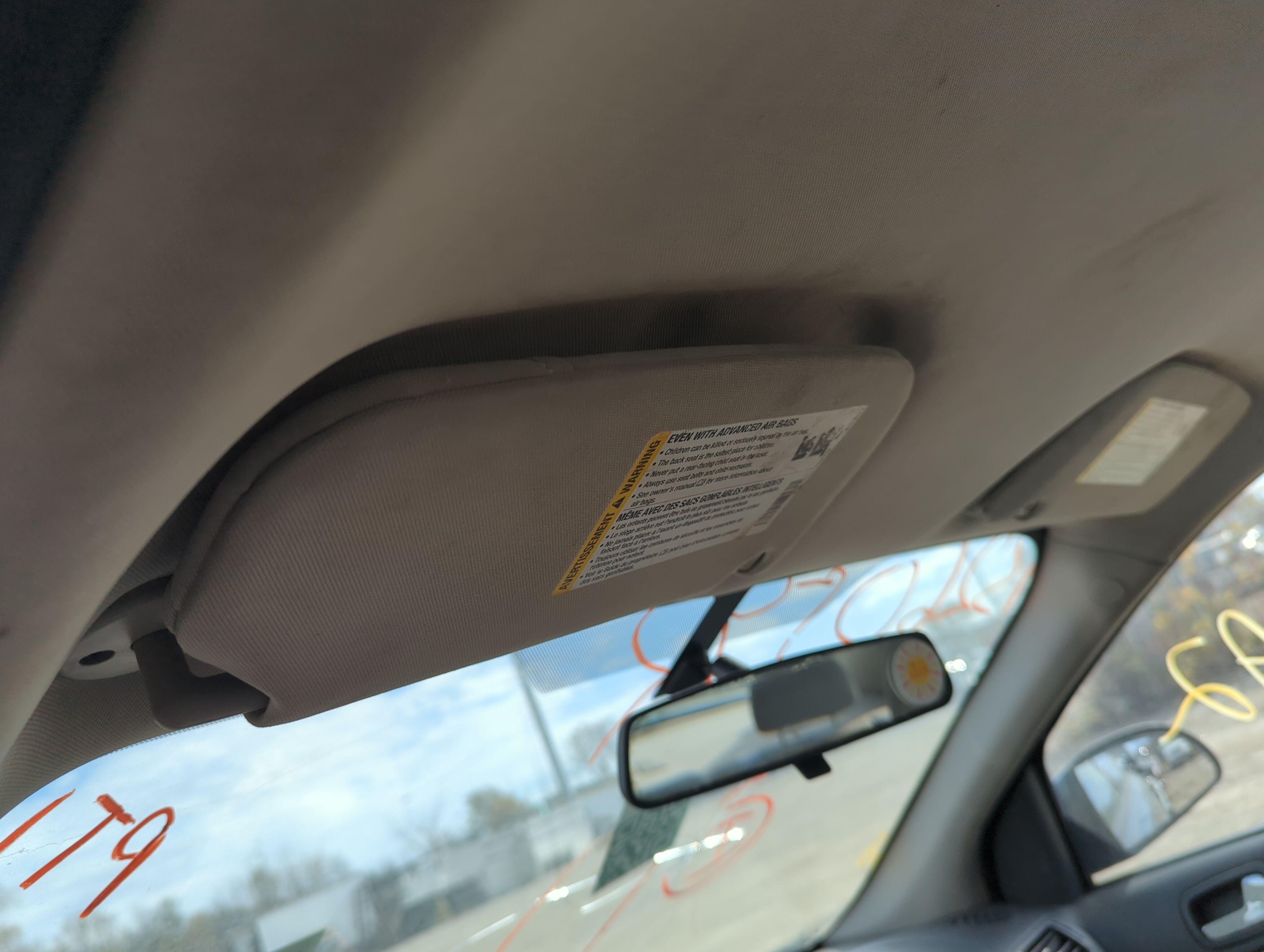 2005-2010 Chevrolet Cobalt Driver Sun Visor Mirror Left Sunvisor 1225261 - Oemusedautoparts1.com
