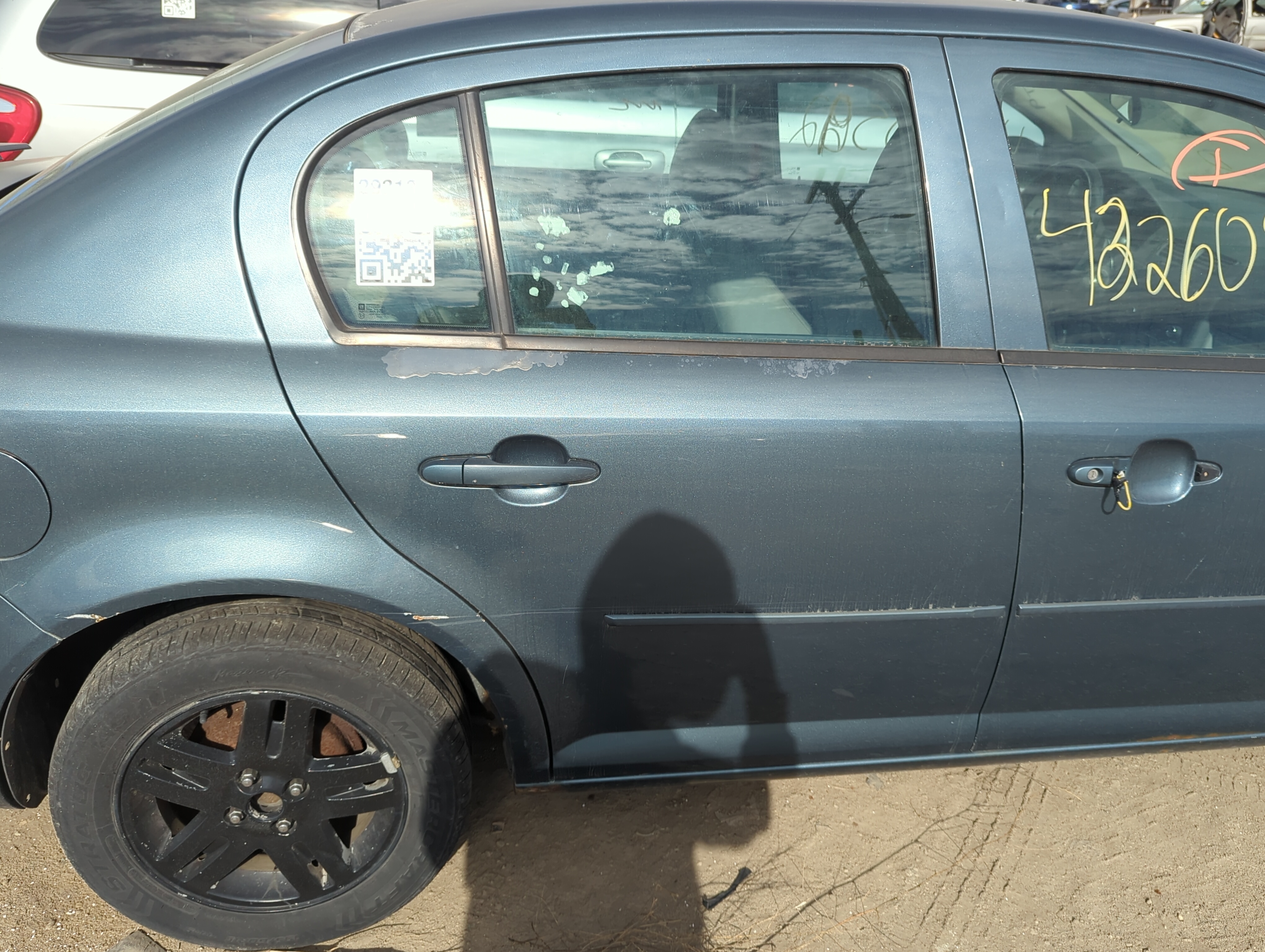 2005-2010 Chevrolet Cobalt Passenger Rear Door Oem 1225325 - Oemusedautoparts1.com