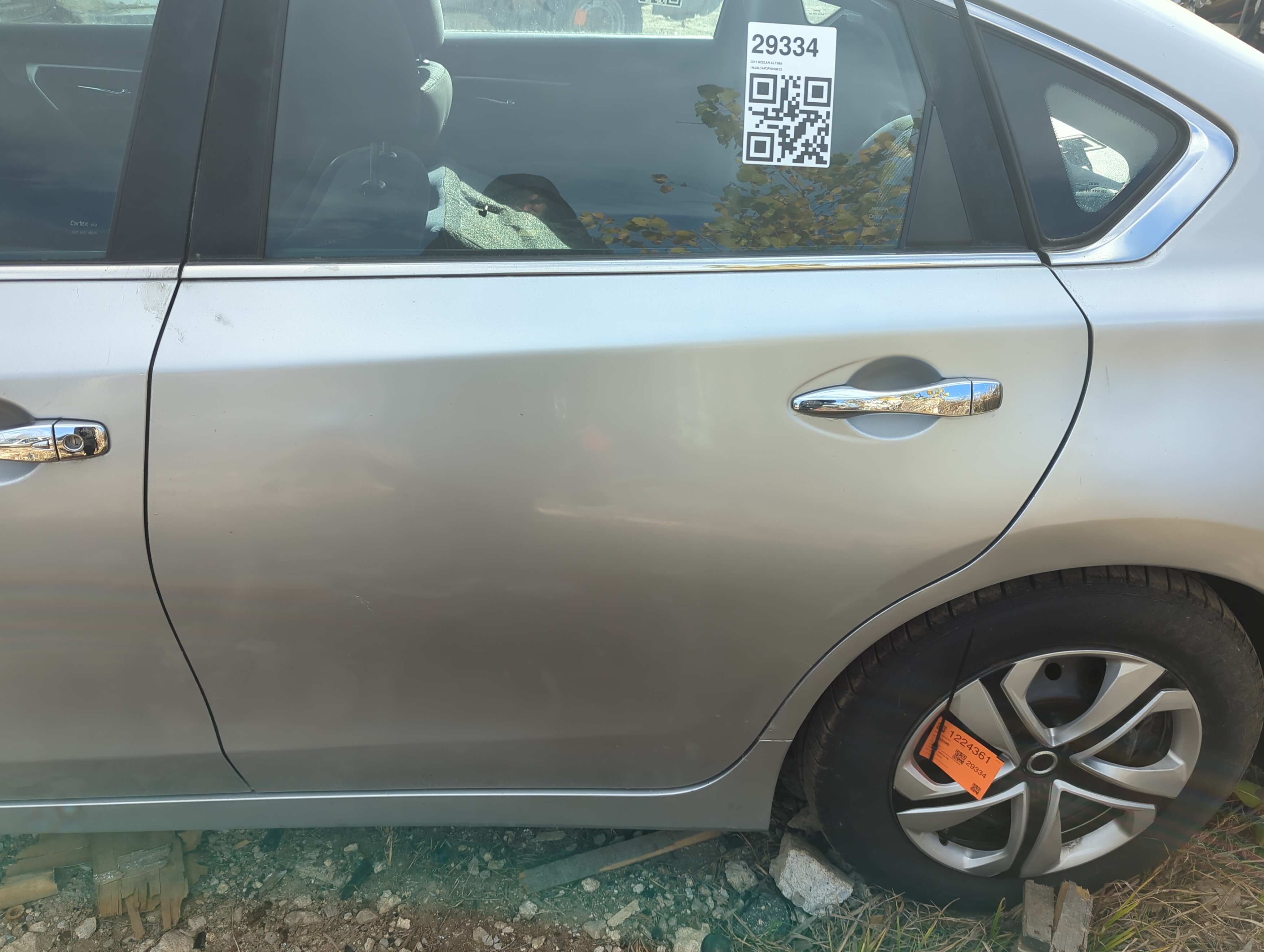 Picture of 2013-2018 Nissan Altima Driver Rear Door Oem 1225358