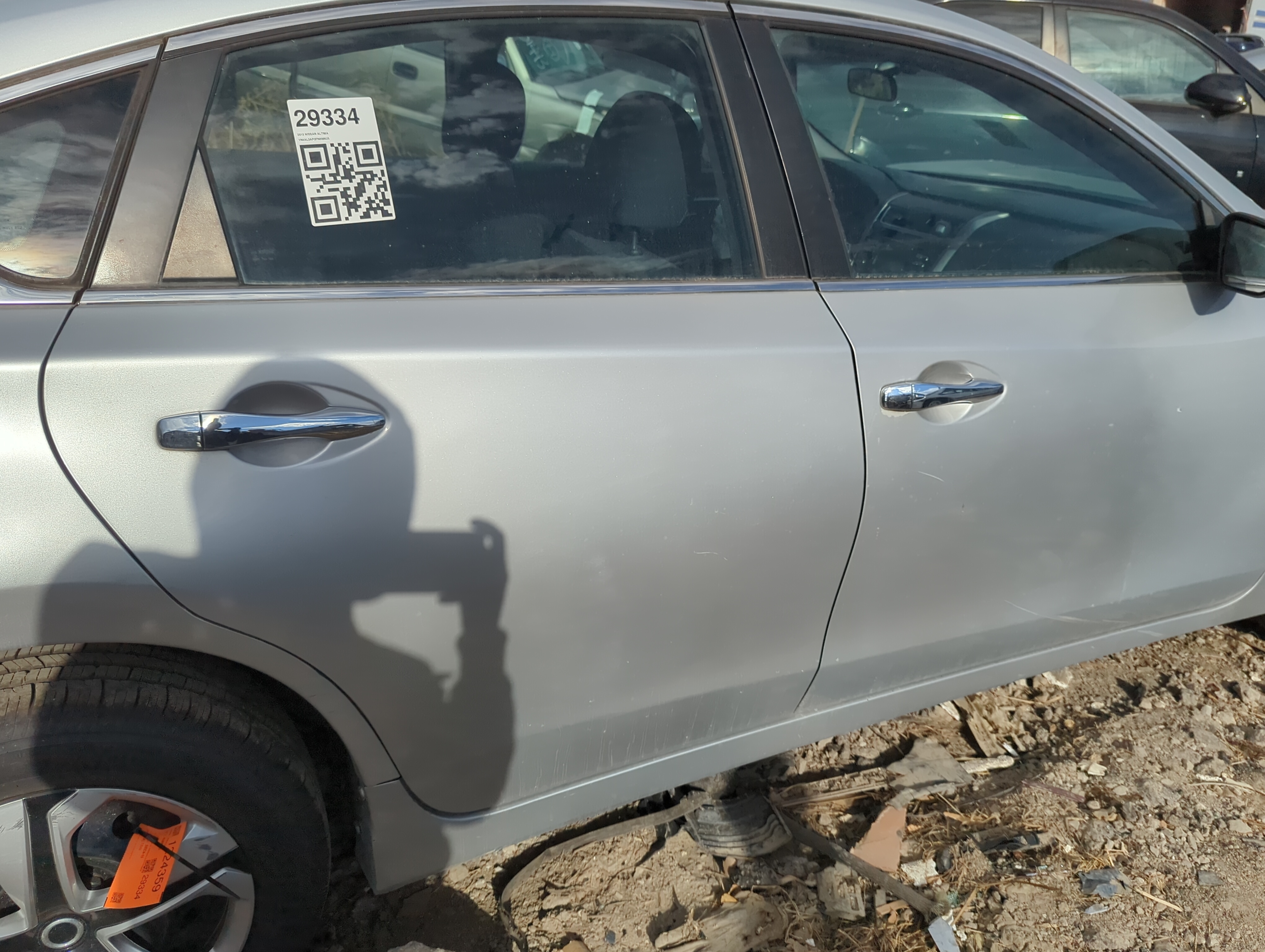 Picture of 2013-2018 Nissan Altima Passenger Rear Door Oem 1225429