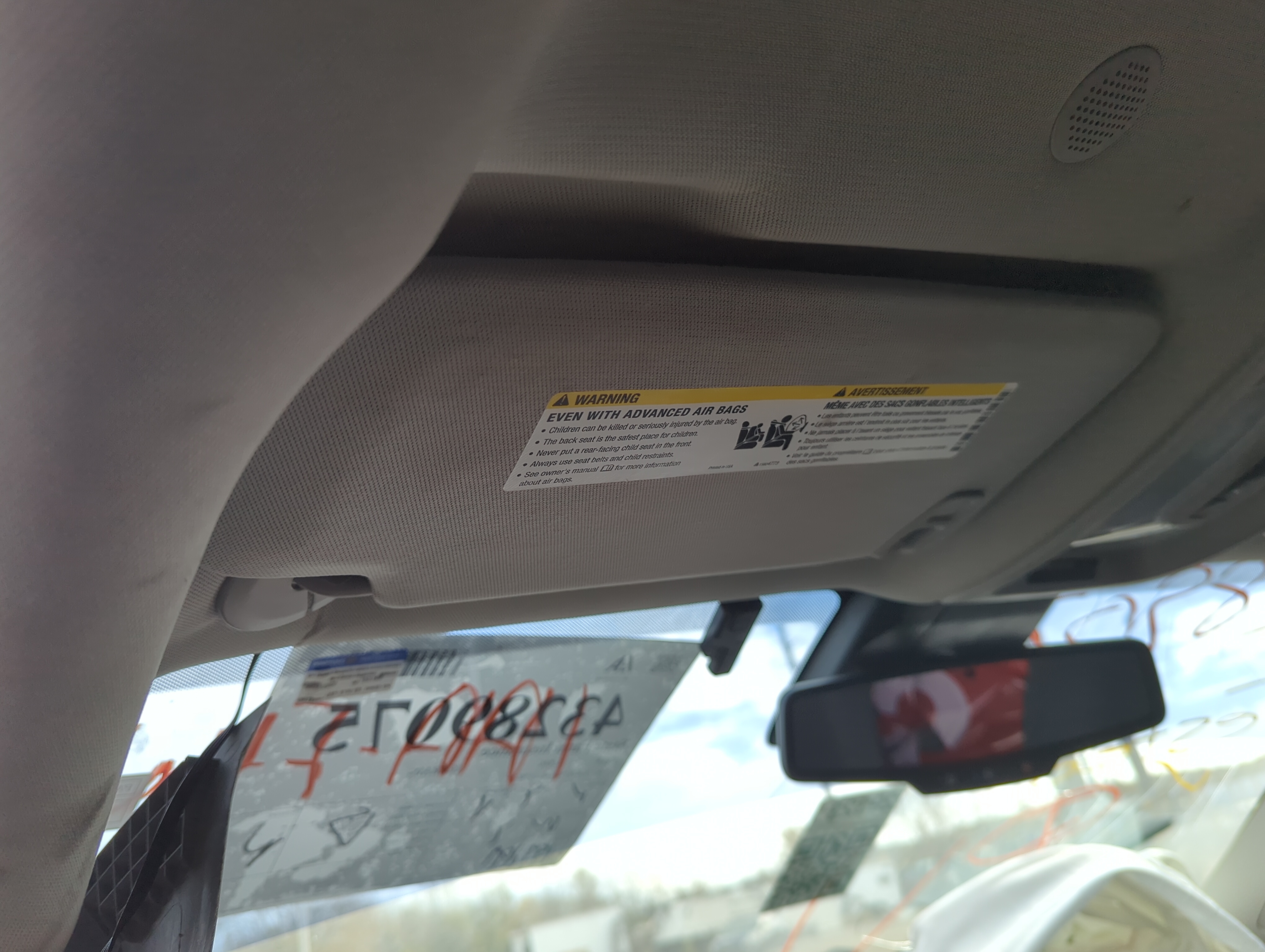 Picture of 2010-2017 Gmc Terrain Driver Sun Visor Mirror Left Sunvisor 1225662