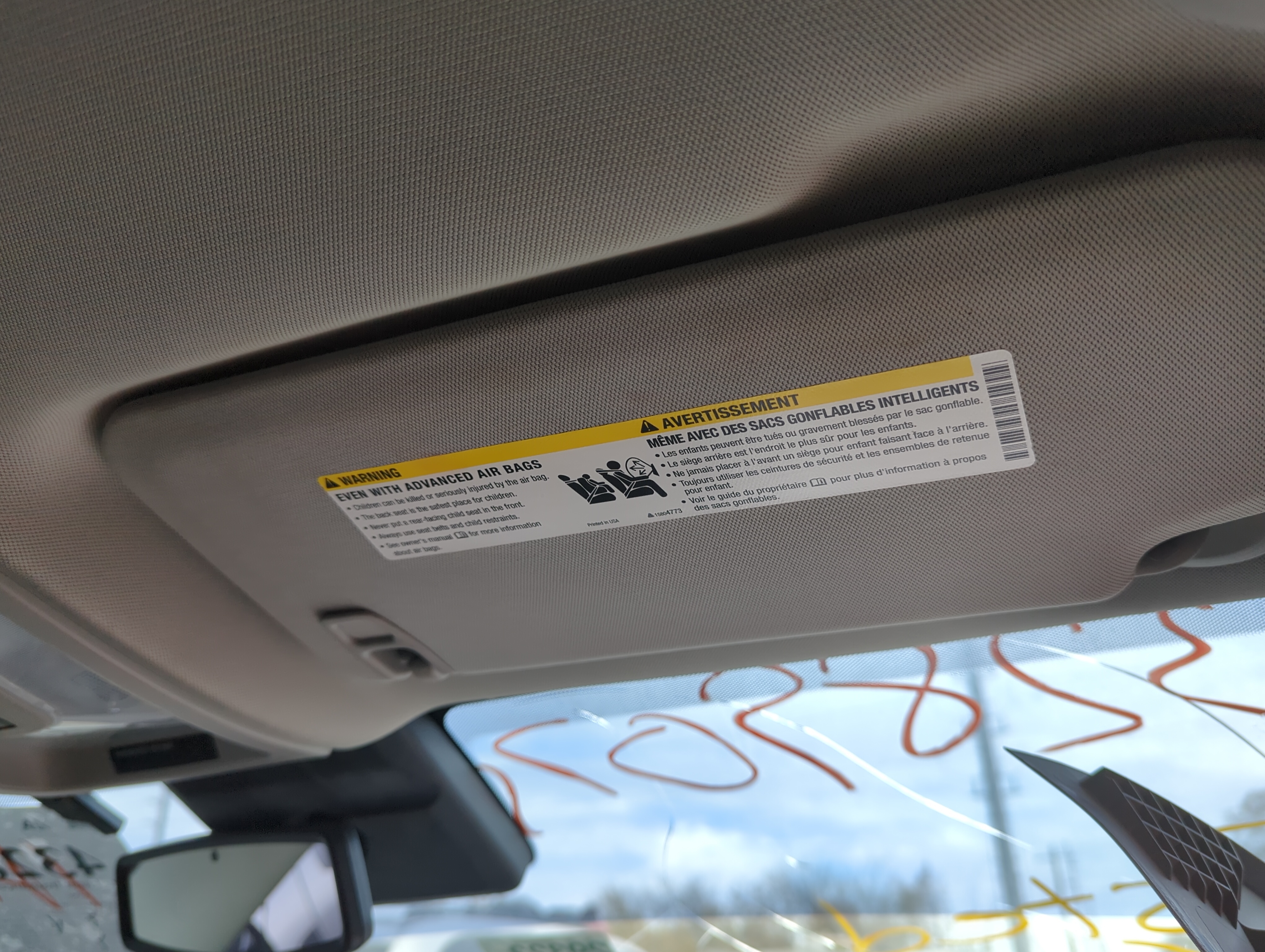 Picture of 2010-2017 Gmc Terrain Passenger Sun Visor Mirror Right Sunvisor 1225663