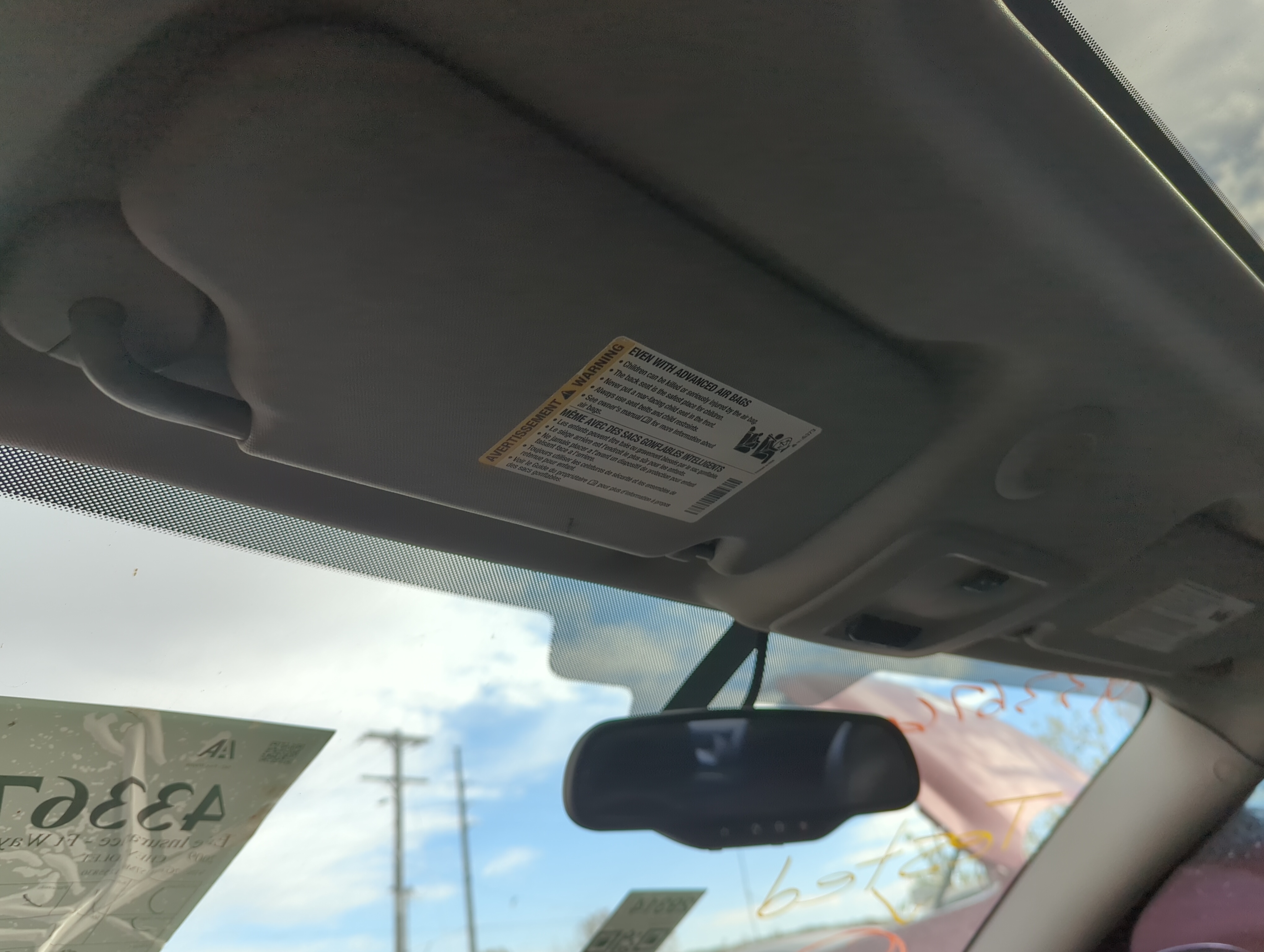 2006-2016 Chevrolet Impala Driver Sun Visor Mirror Left Sunvisor 1225916 - Oemusedautoparts1.com