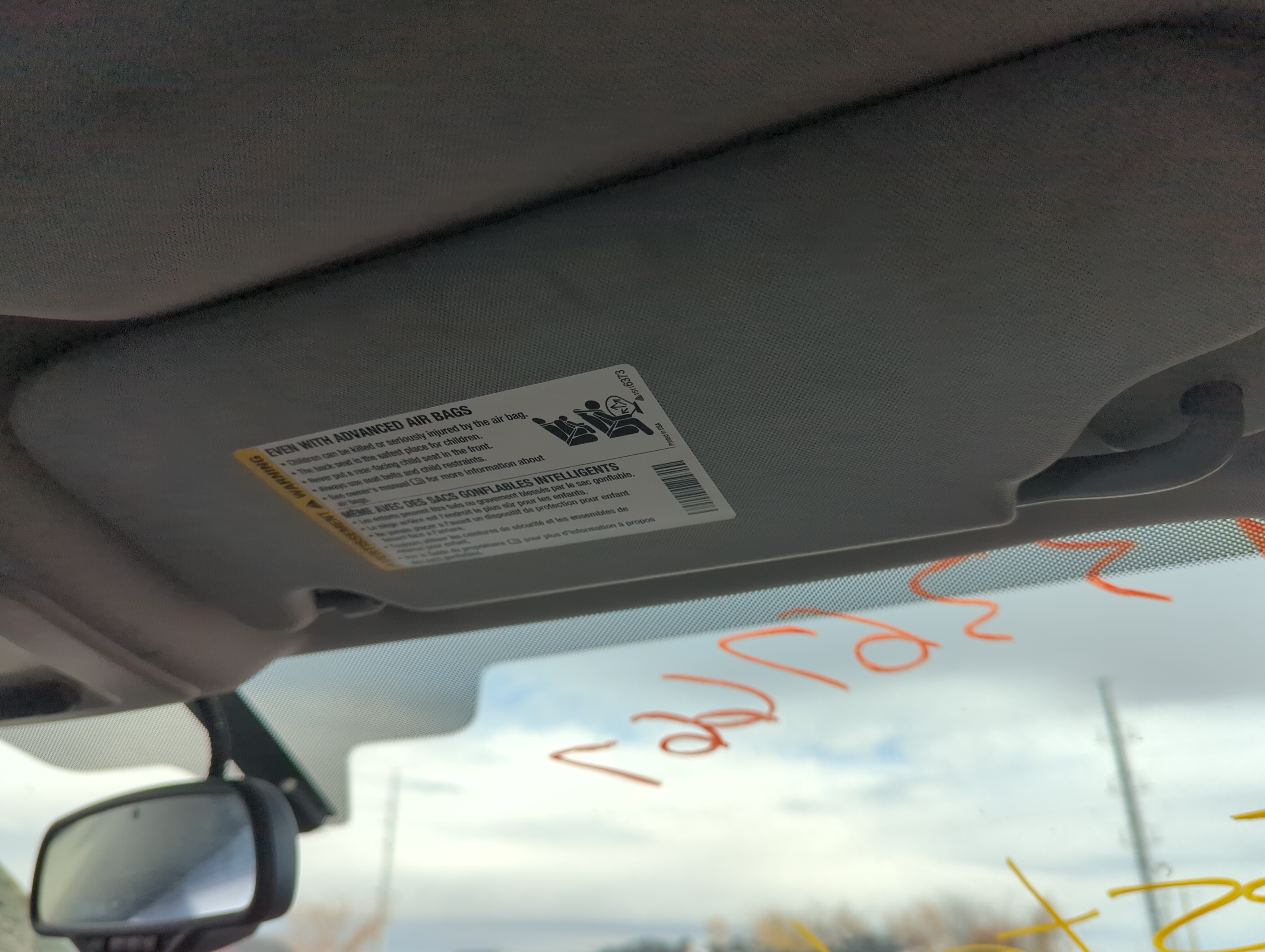 Picture of 2006-2016 Chevrolet Impala Passenger Sun Visor Mirror Right Sunvisor 1225917