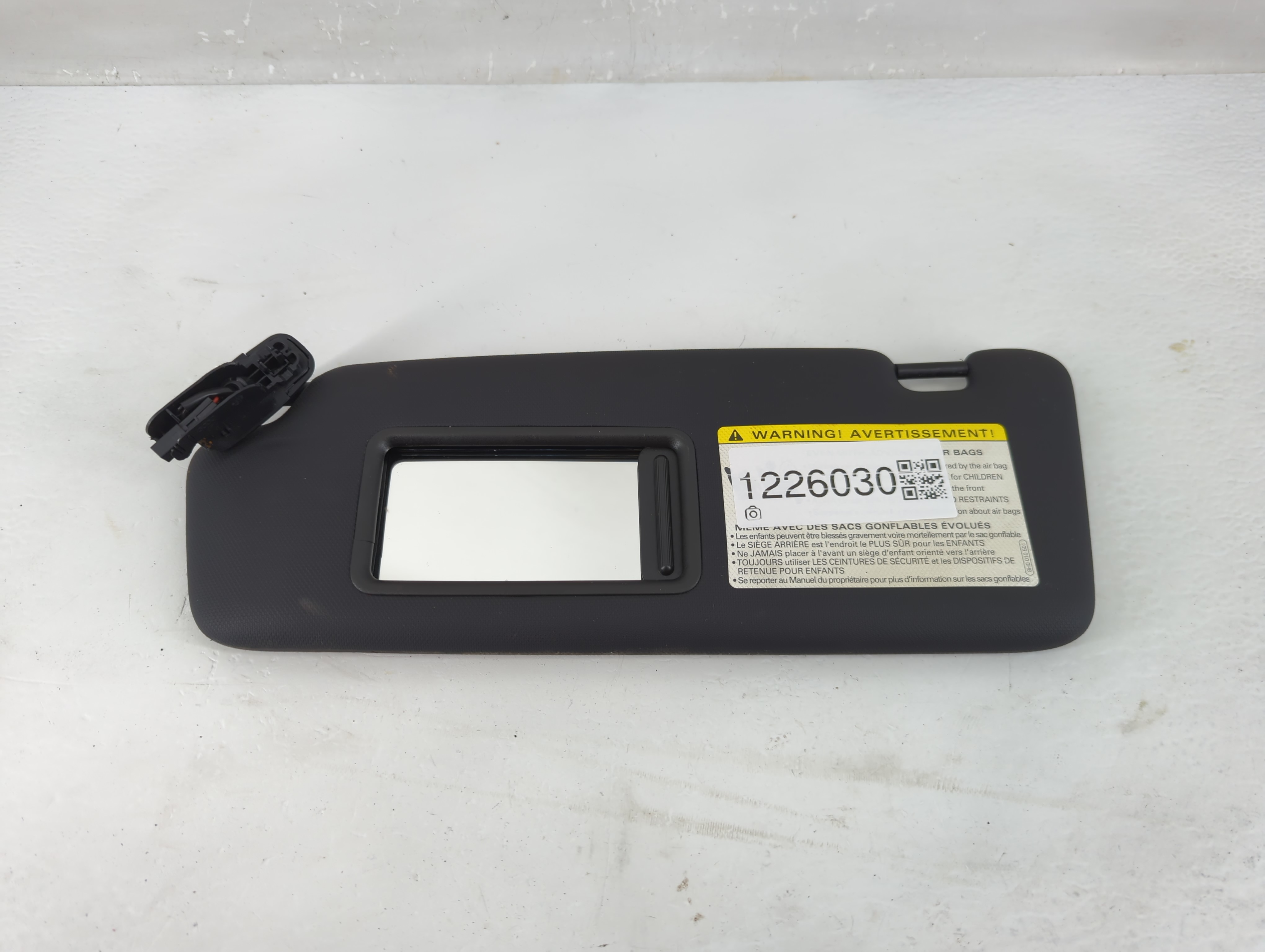 Picture of 2009-2012 Audi Q5 Passenger Sun Visor Mirror Right Sunvisor Black 1226030