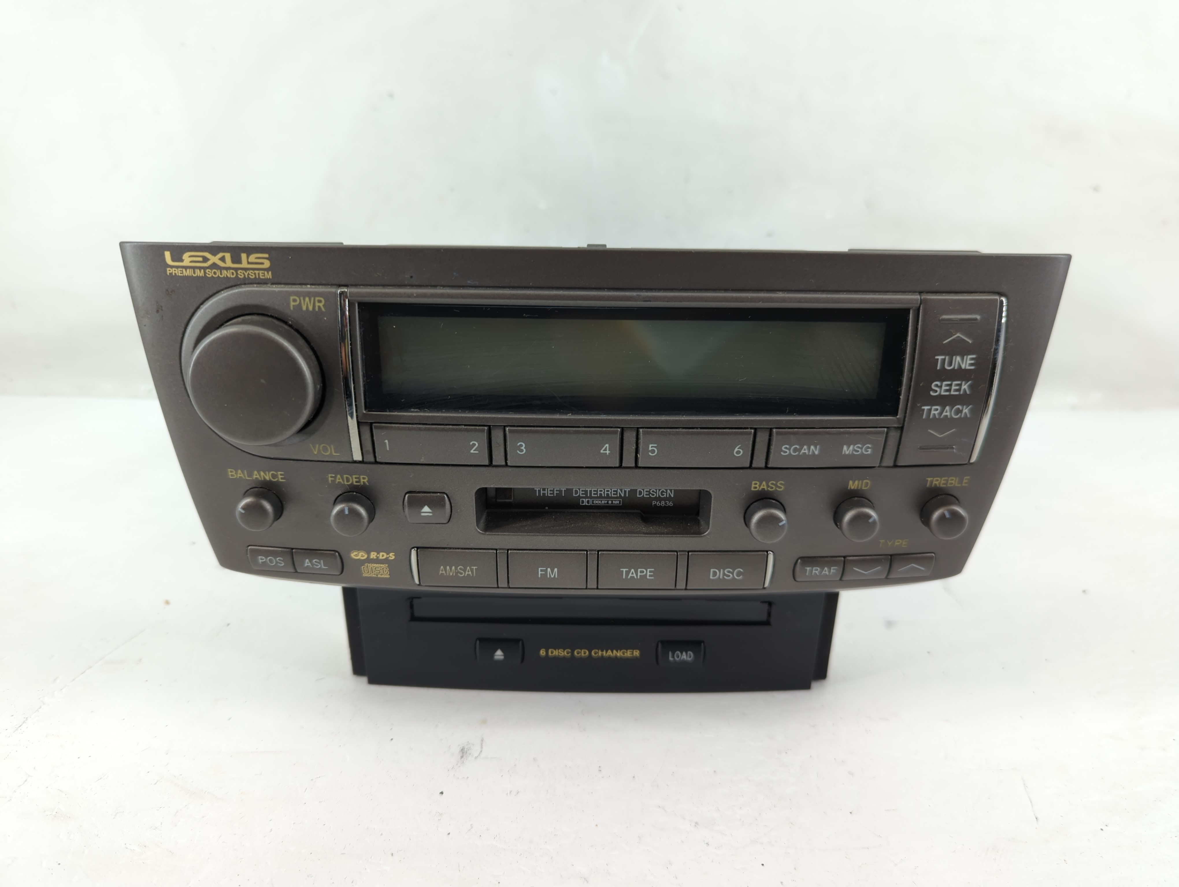 2004 Lexus Ls430 Am Fm Cd Player Radio Receiver 1226047 - Oemusedautoparts1.com