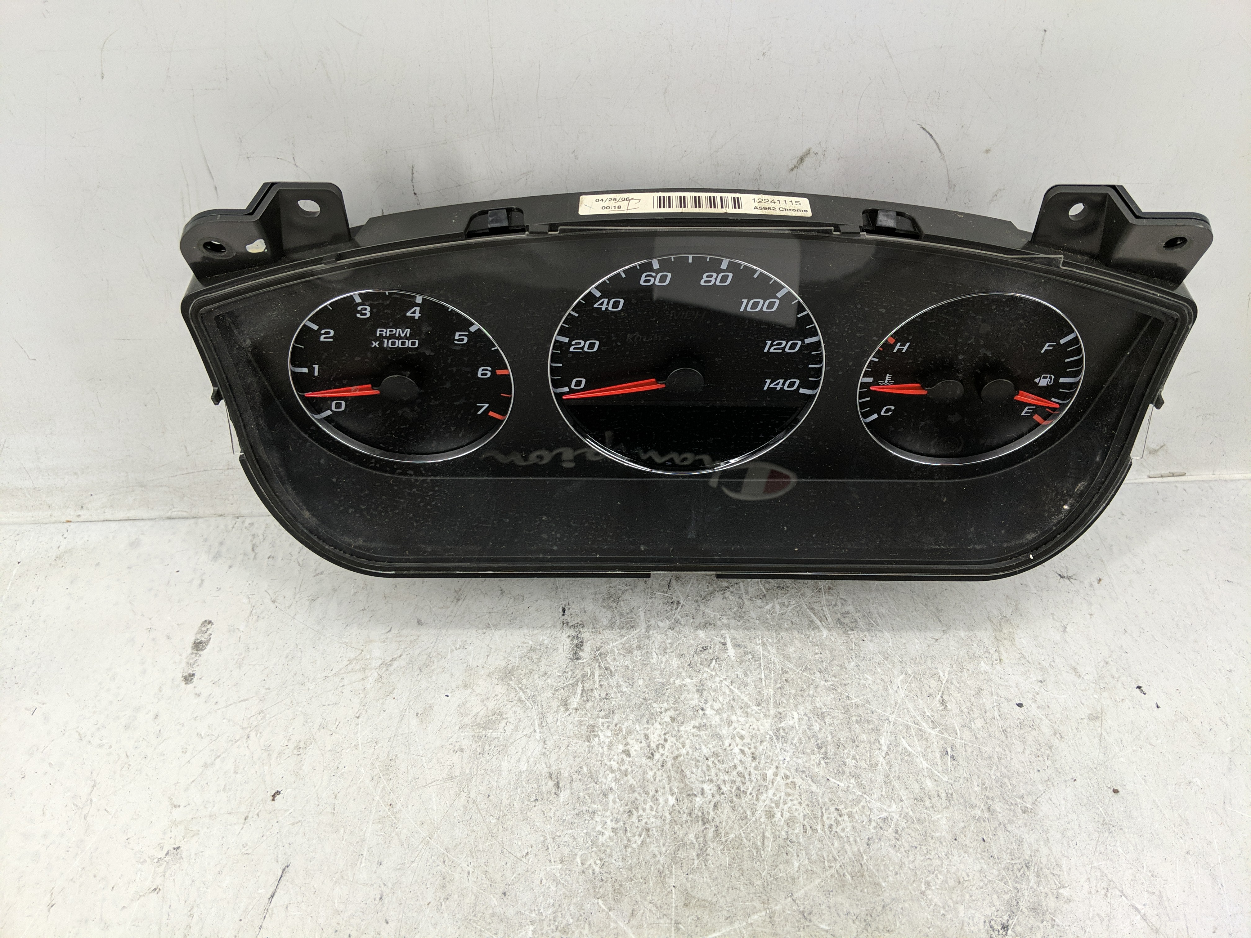 Picture of 2009-2011 Chevrolet Impala Speedometer Instrument Cluster Gauges 1226225