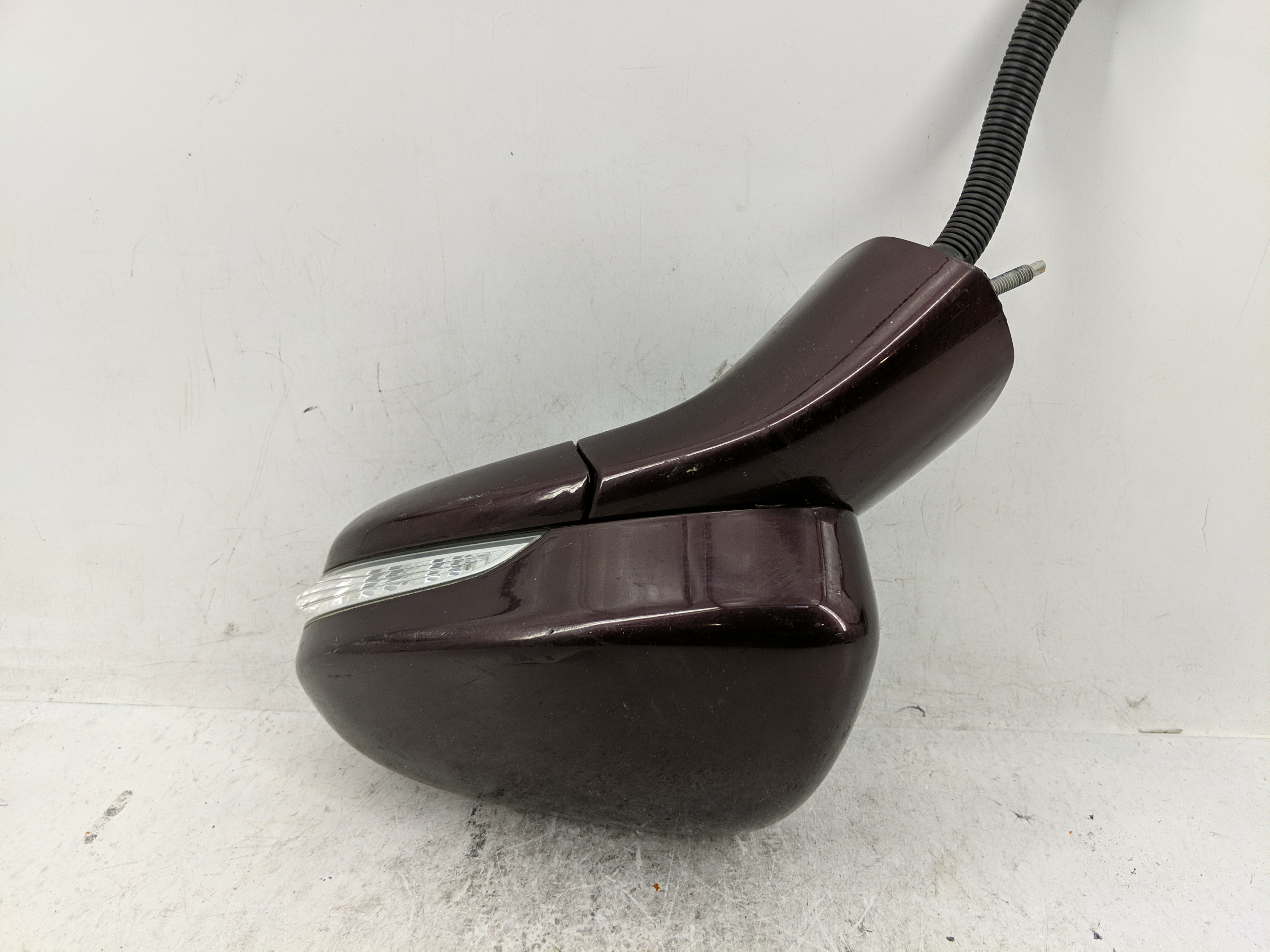 2013-2014 Ford Fusion Driver Left Side View Power Door Mirror Burgundy 1226230 - Oemusedautoparts1.com
