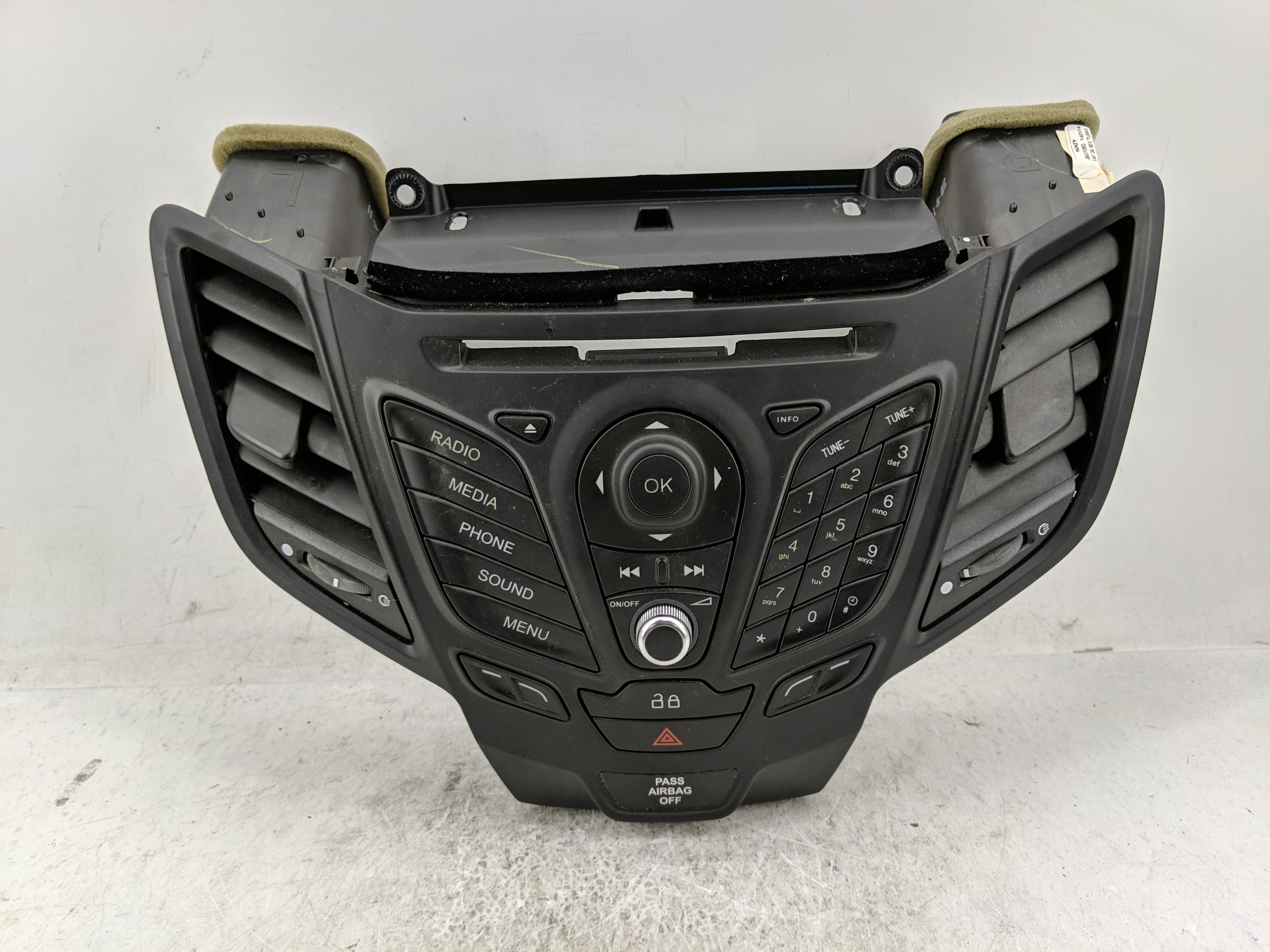 Picture of 2014-2015 Ford Fiesta Radio Control Panel 1226262
