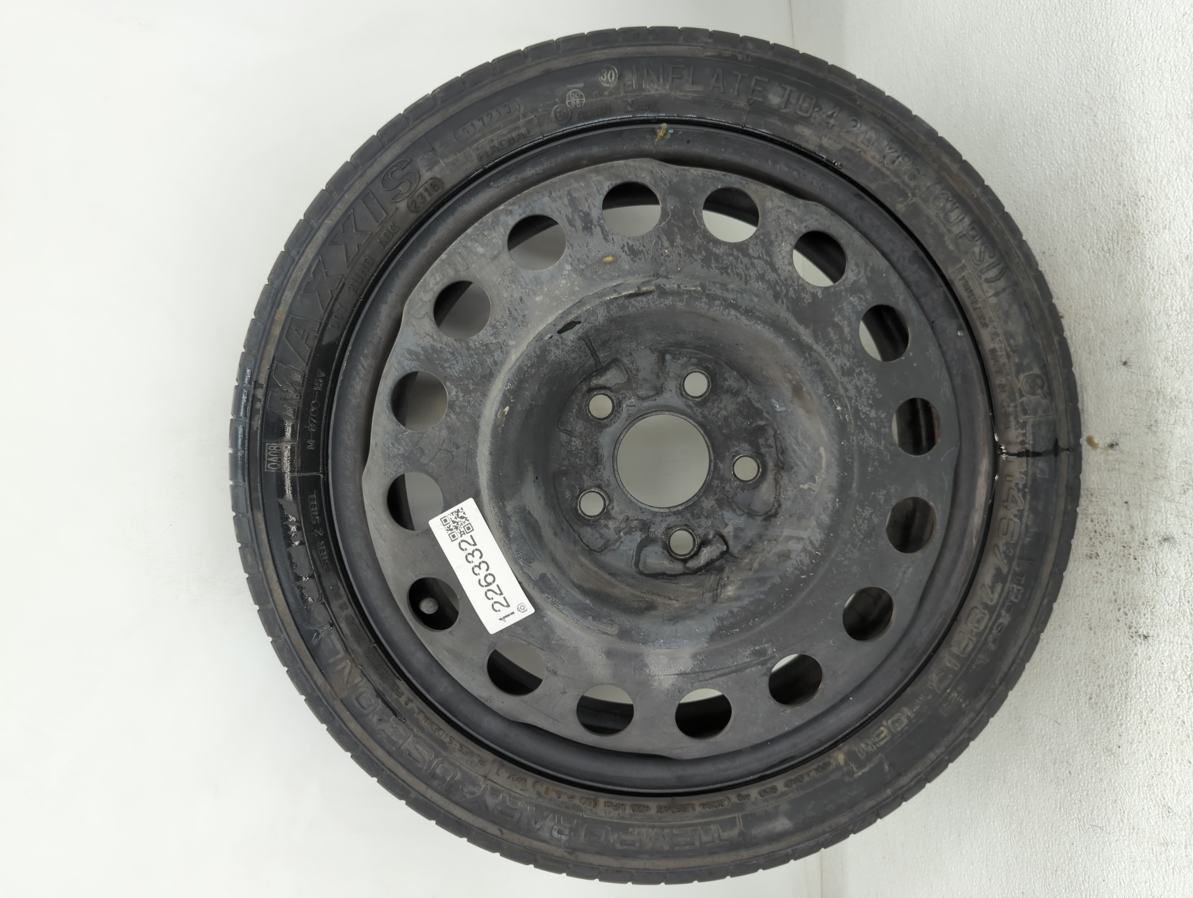 Picture of 2004-2010 Bmw X3 Spare Donut Tire Wheel Rim Oem 1226332