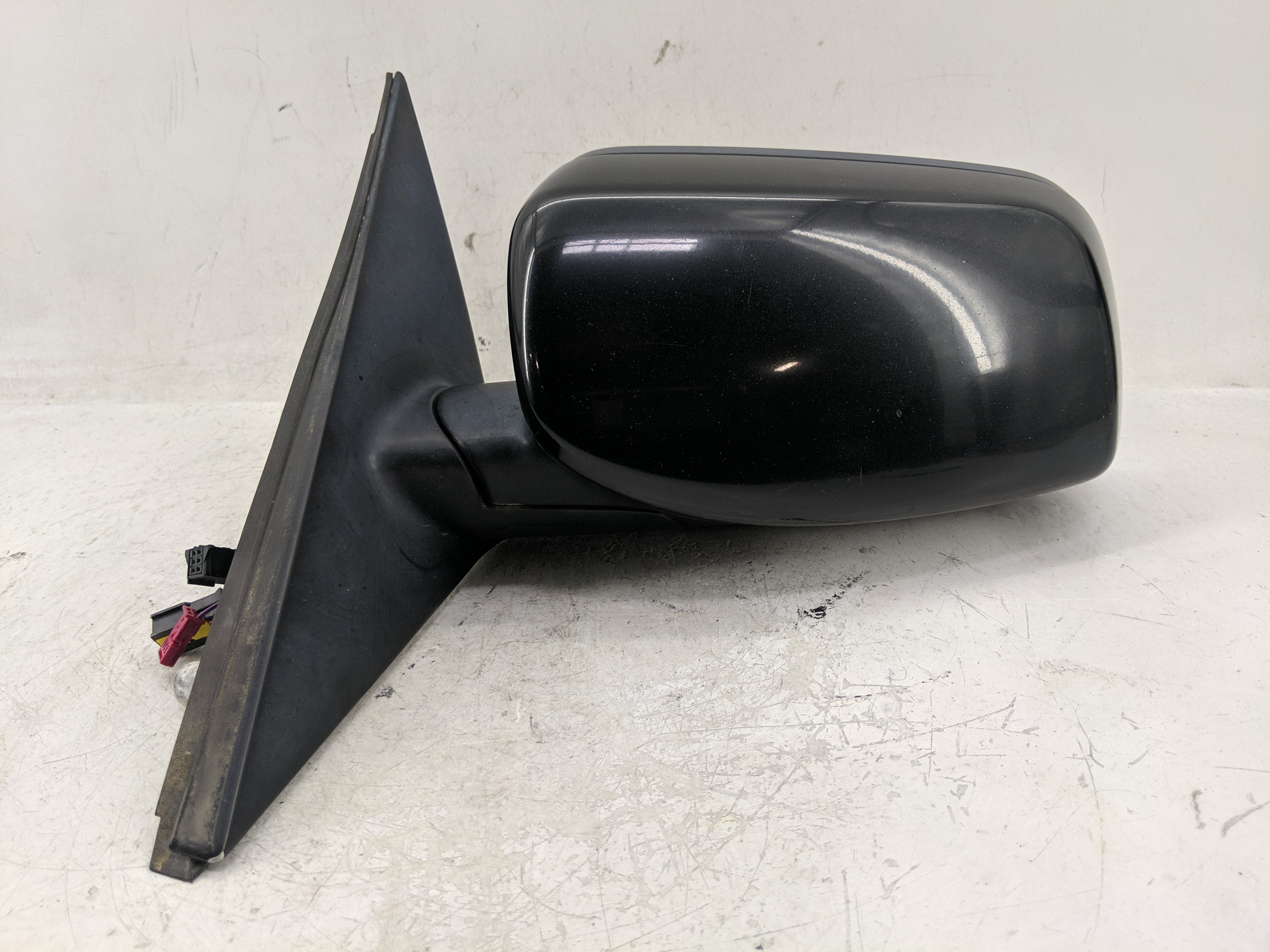 Picture of 2004-2006 Bmw 525i Driver Left Side View Power Door Mirror Black 1226547
