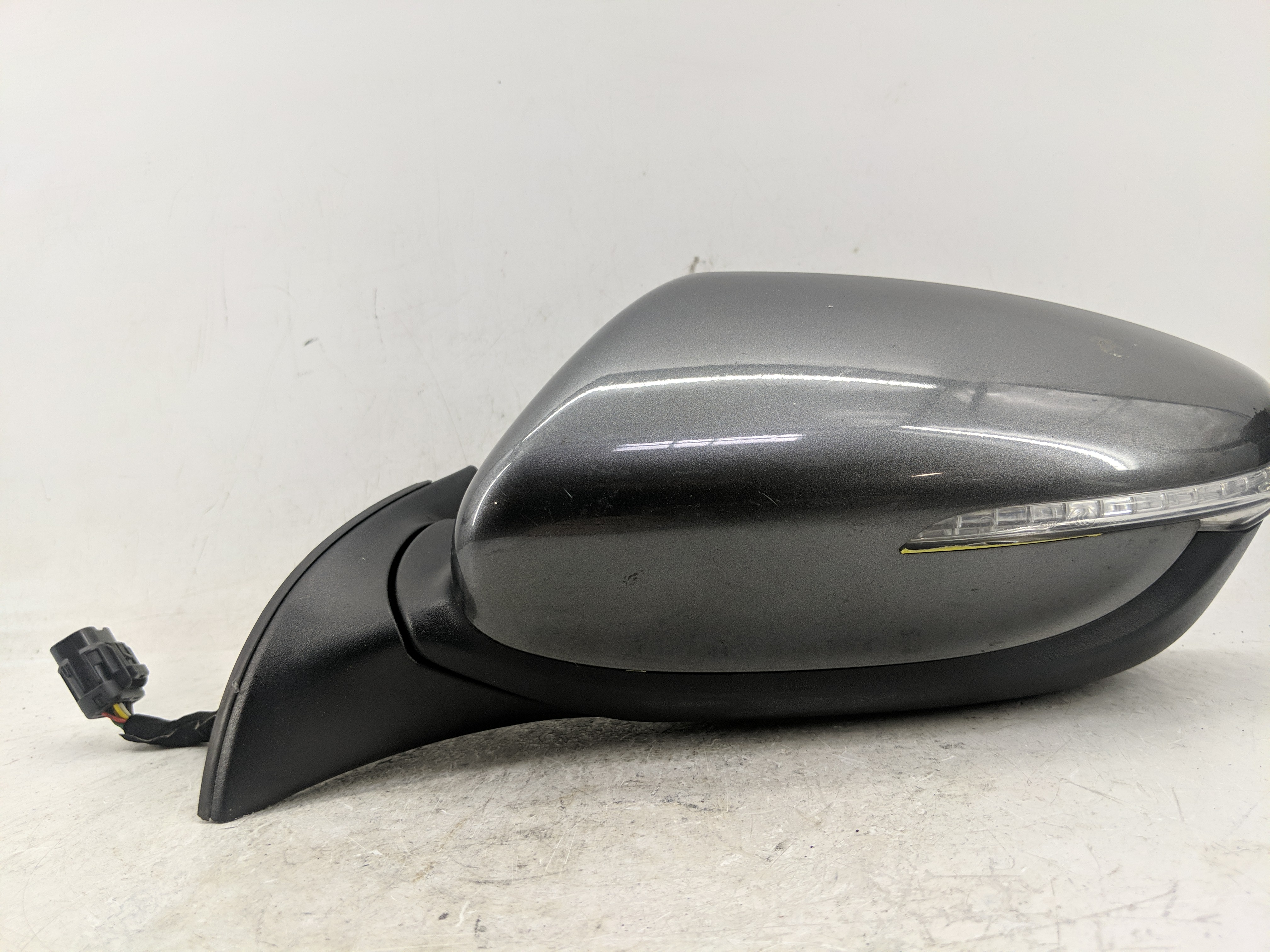 Picture of 2014-2016 Kia Forte Driver Left Side View Power Door Mirror Gray 1226549