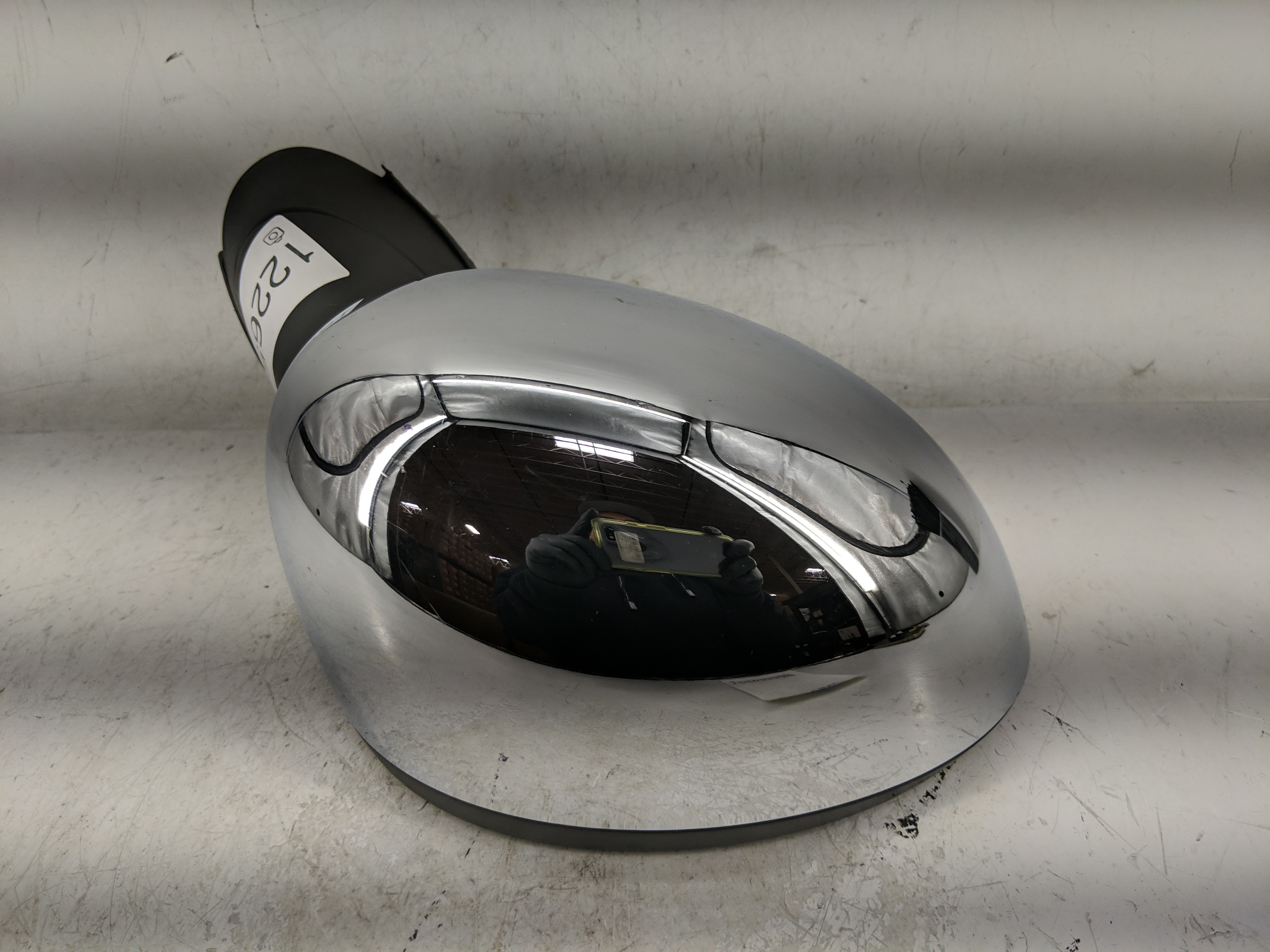 Picture of 2008-2014 Mini Cooper Passenger Right Side View Power Door Mirror Chrome 1226555